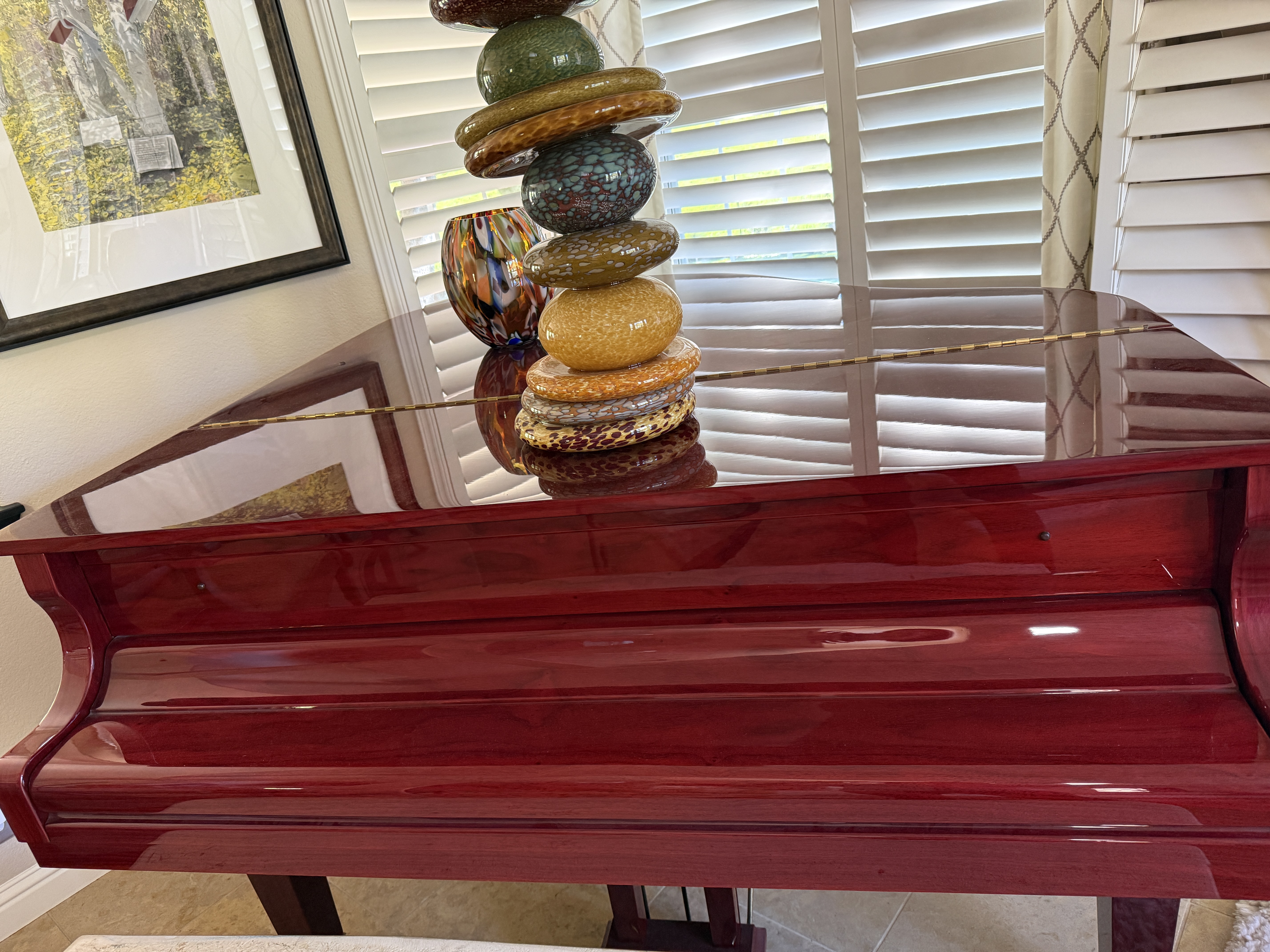 Gorgeous Mahogany Baby Grand