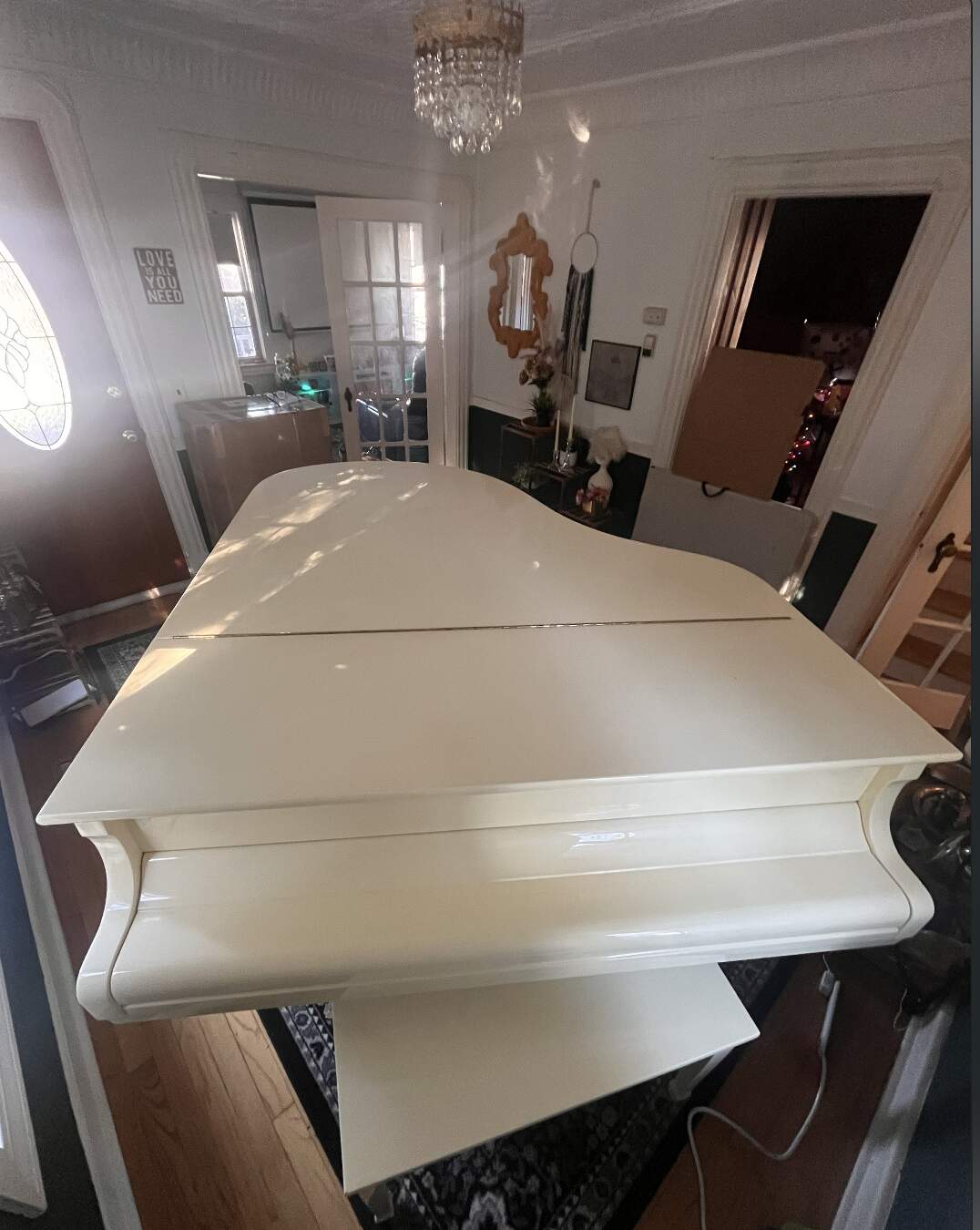 Young Chang G-185 Grand Piano (6'1") – High Gloss Ivory 