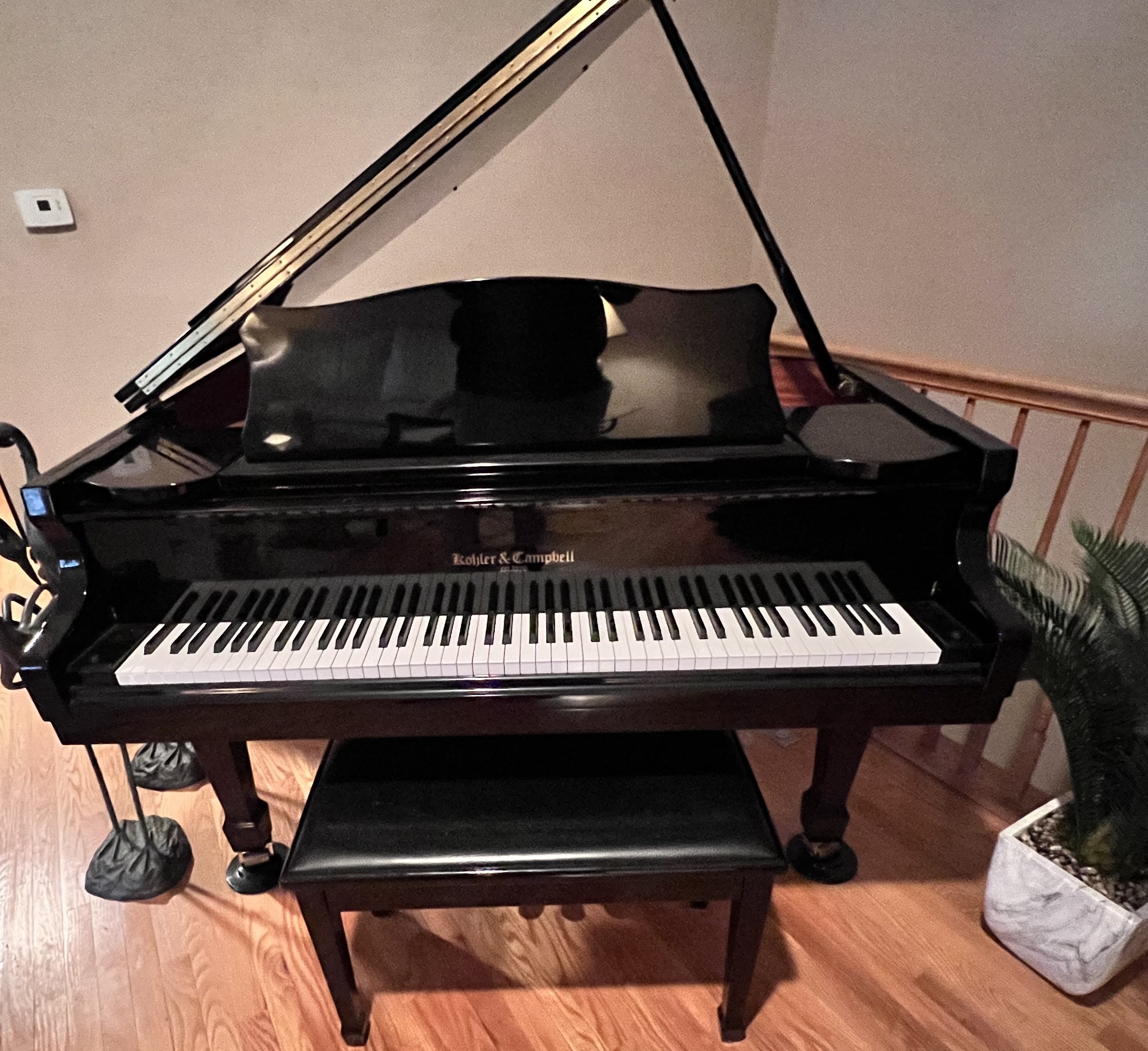 Kohler & Campbell HBK-161 Baby Grand – 5’4” – Polished Ebony