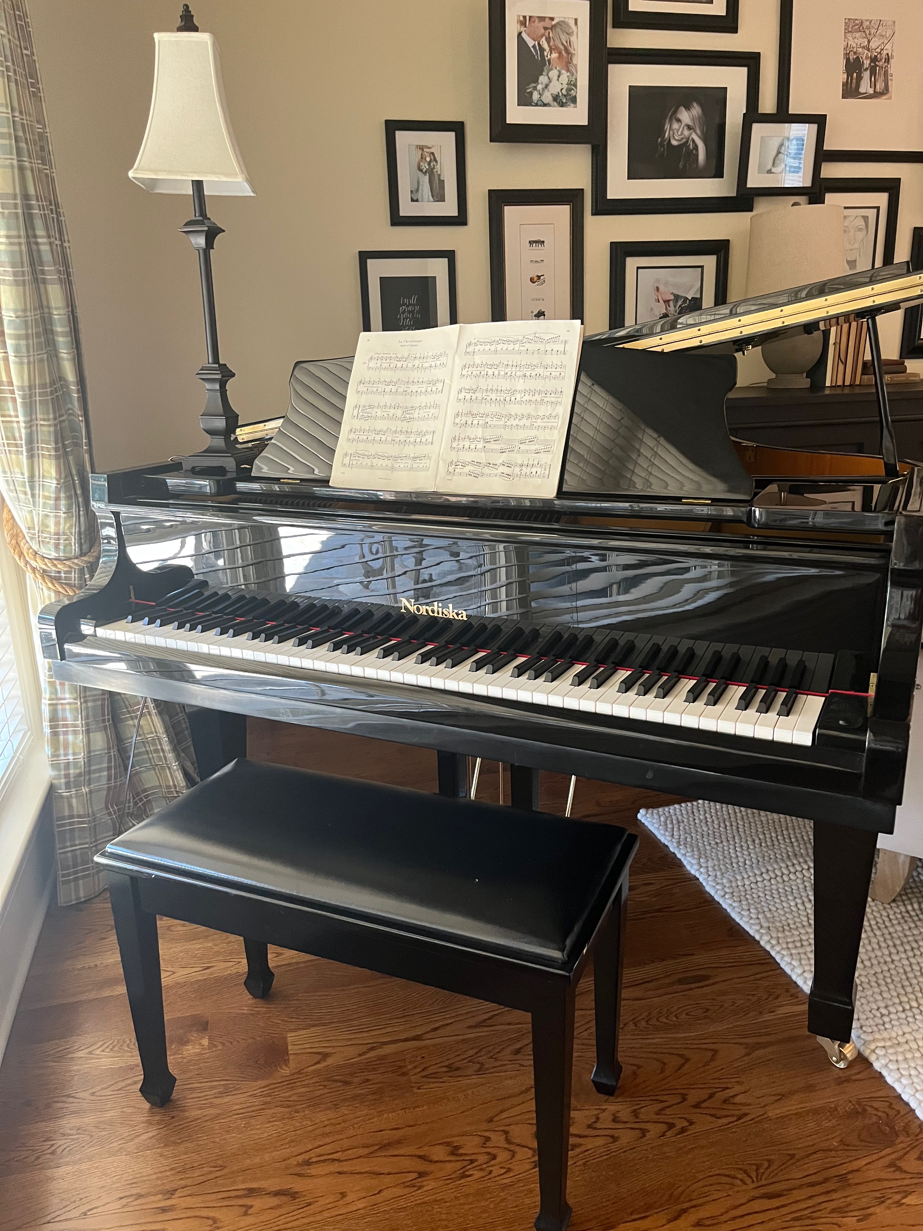 Mint Condition Nordiska Baby Grand Piano