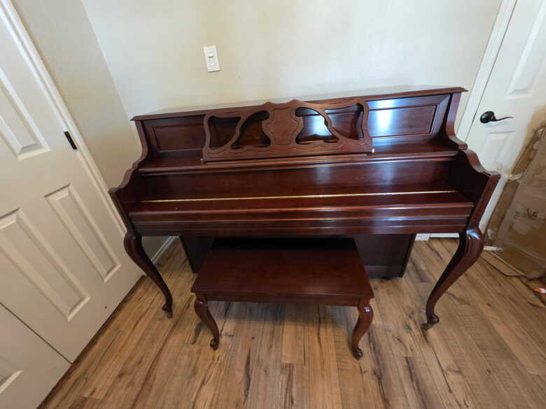 Kawai 608 Designer Series French Provincial Cherry