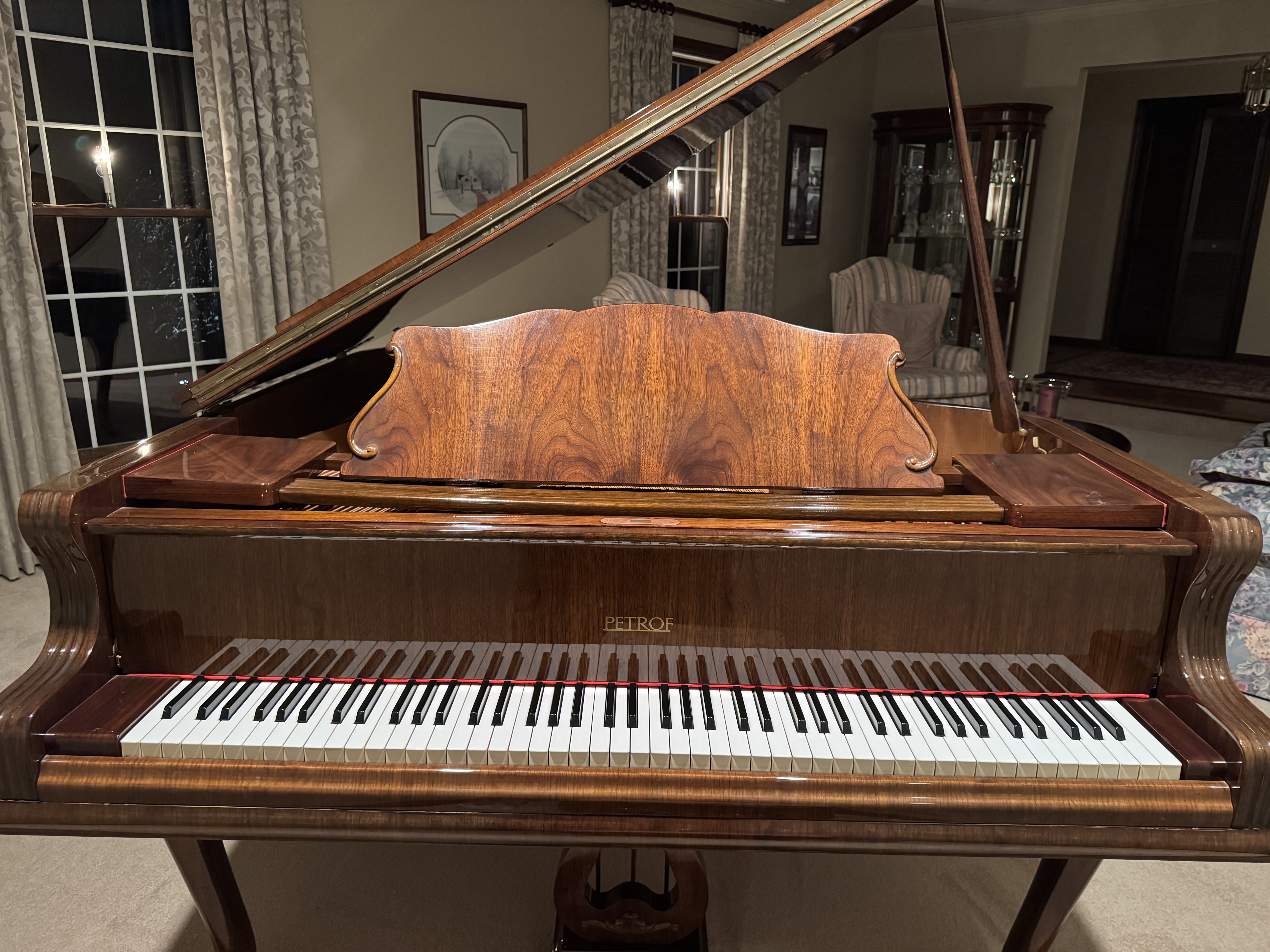 Petrof P173 Breeze Chippendale Grand Piano