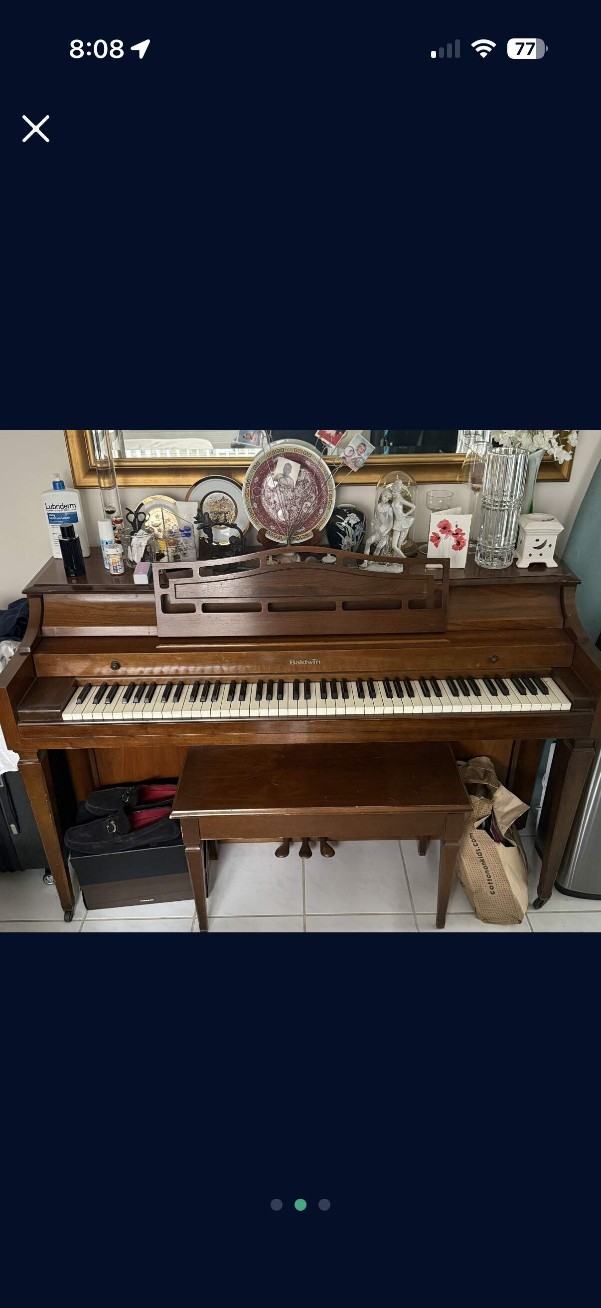 Baldwin upright piano 