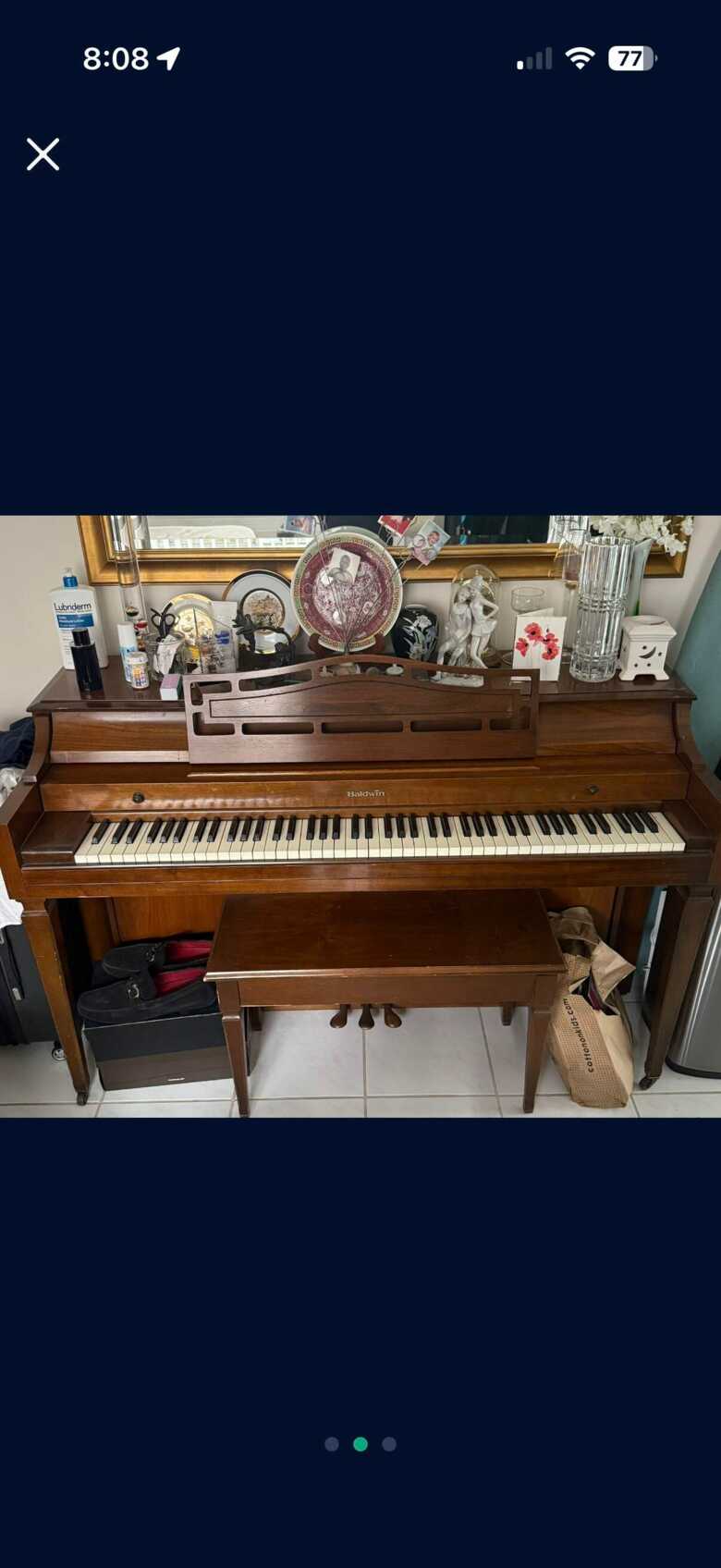 Baldwin upright piano 