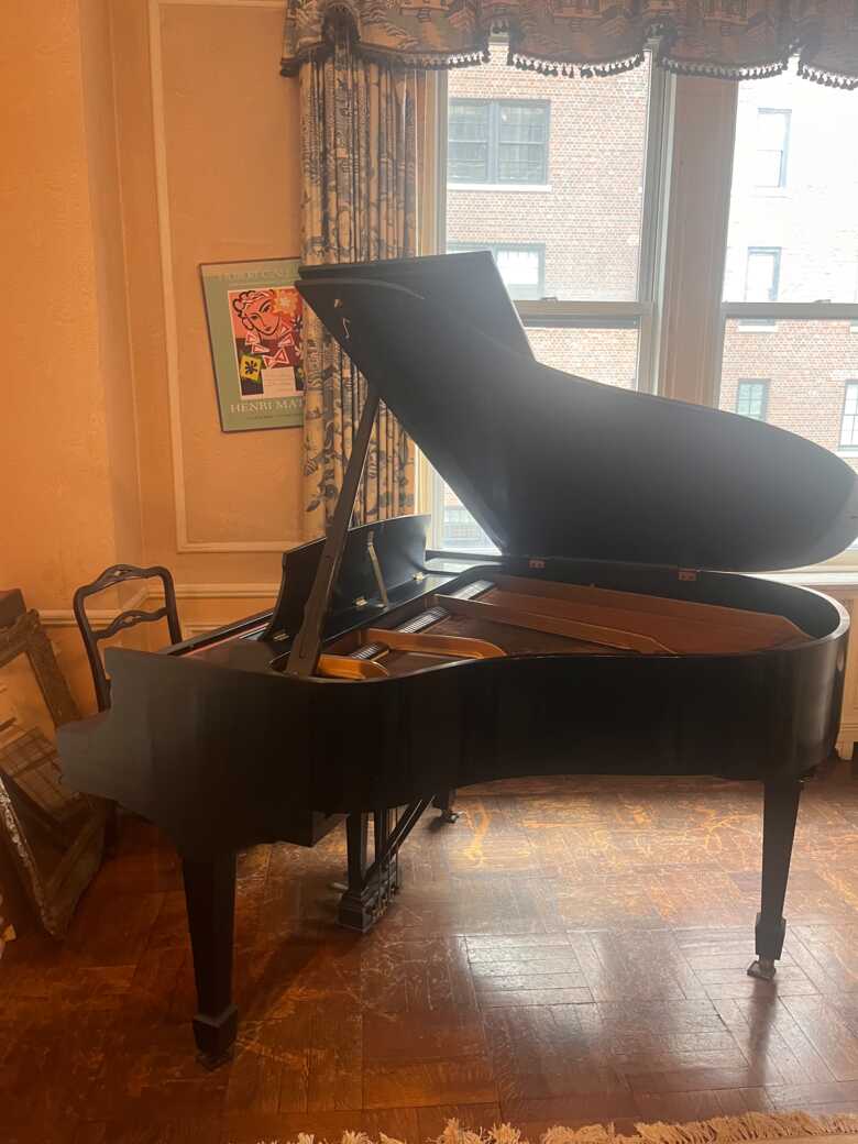 Autographed Steinway Baby Grand