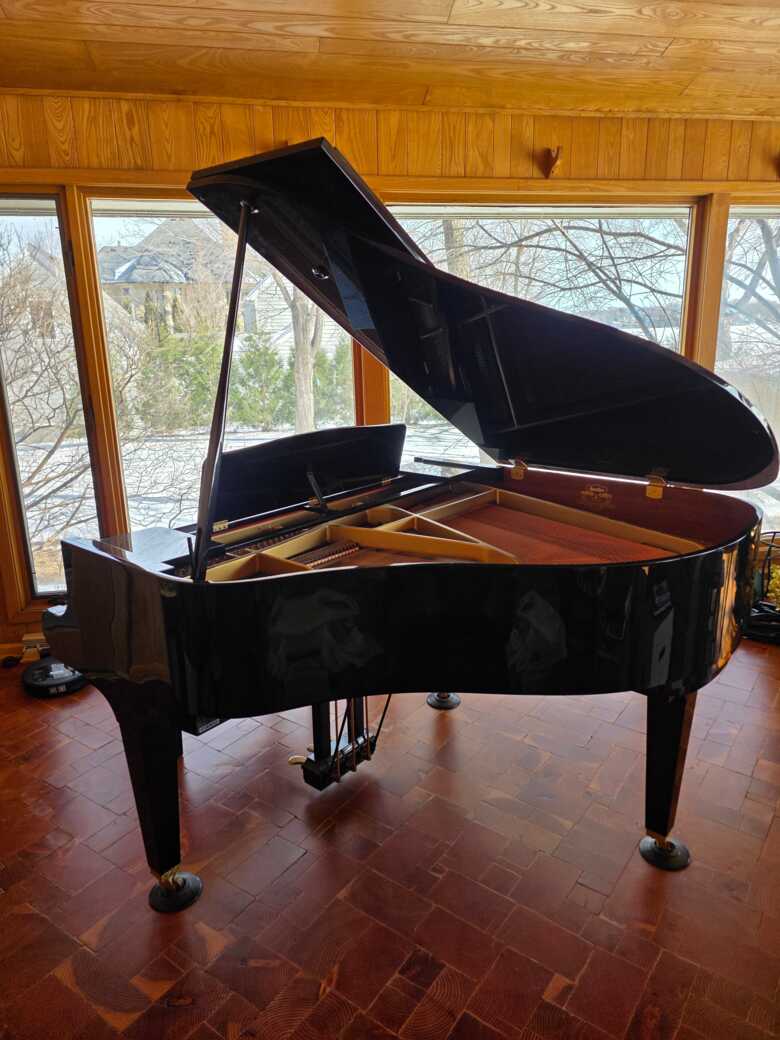 2010 Kawai GM-12 Baby Grand Piano - Polished Ebony - Mint Co