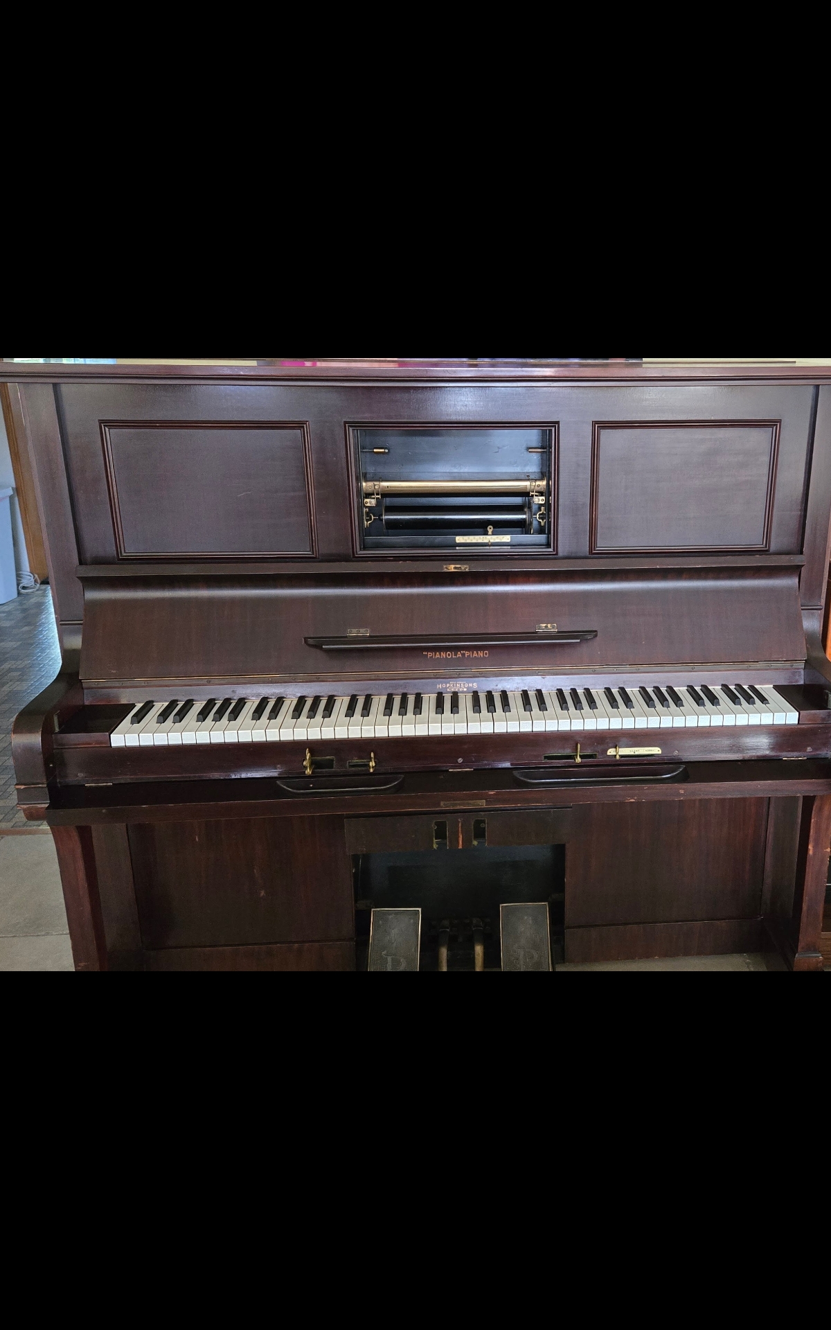 Antique STECK Pianola Piano