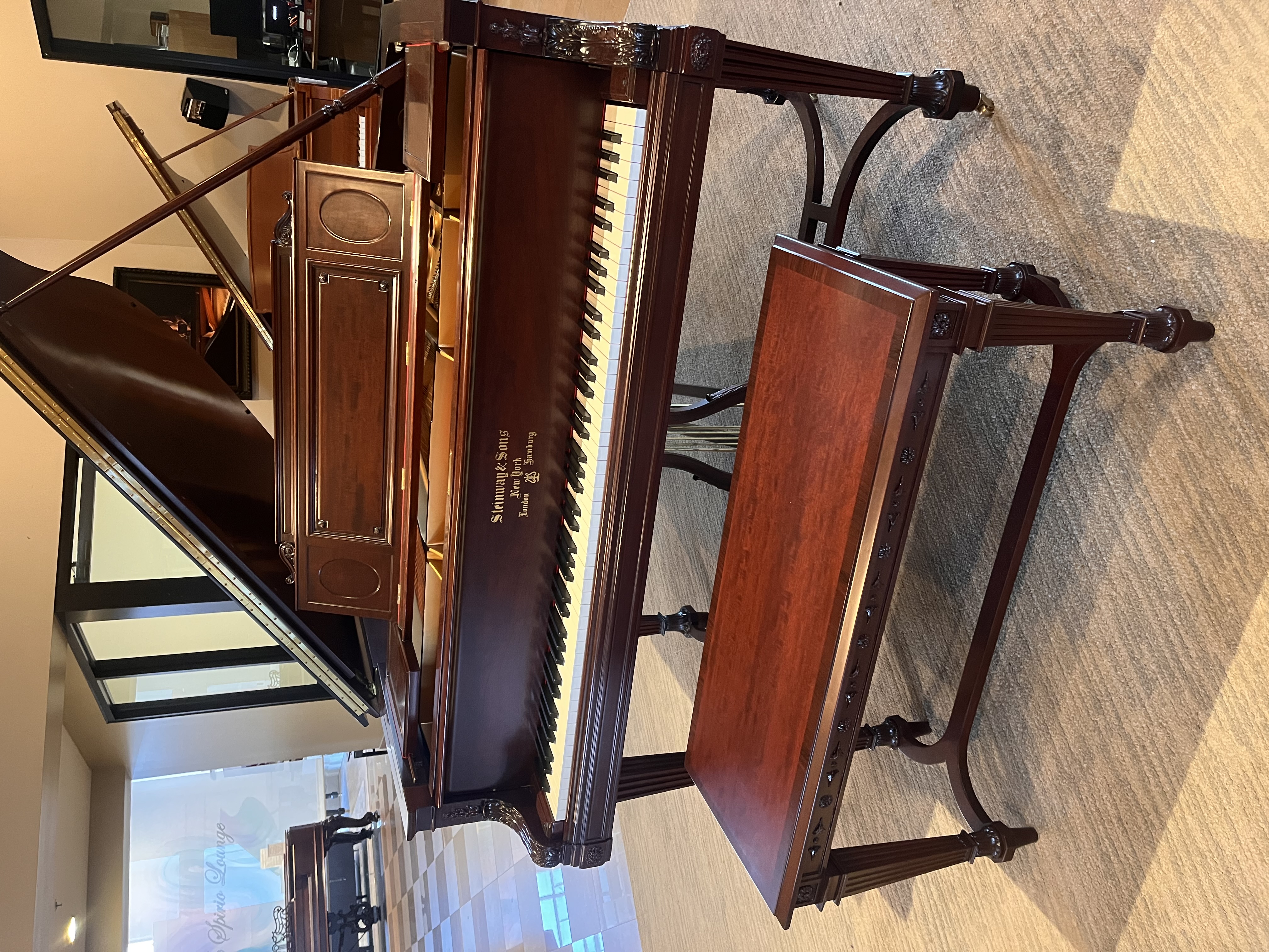 RARE Steinway & Sons Model L in the Adam style