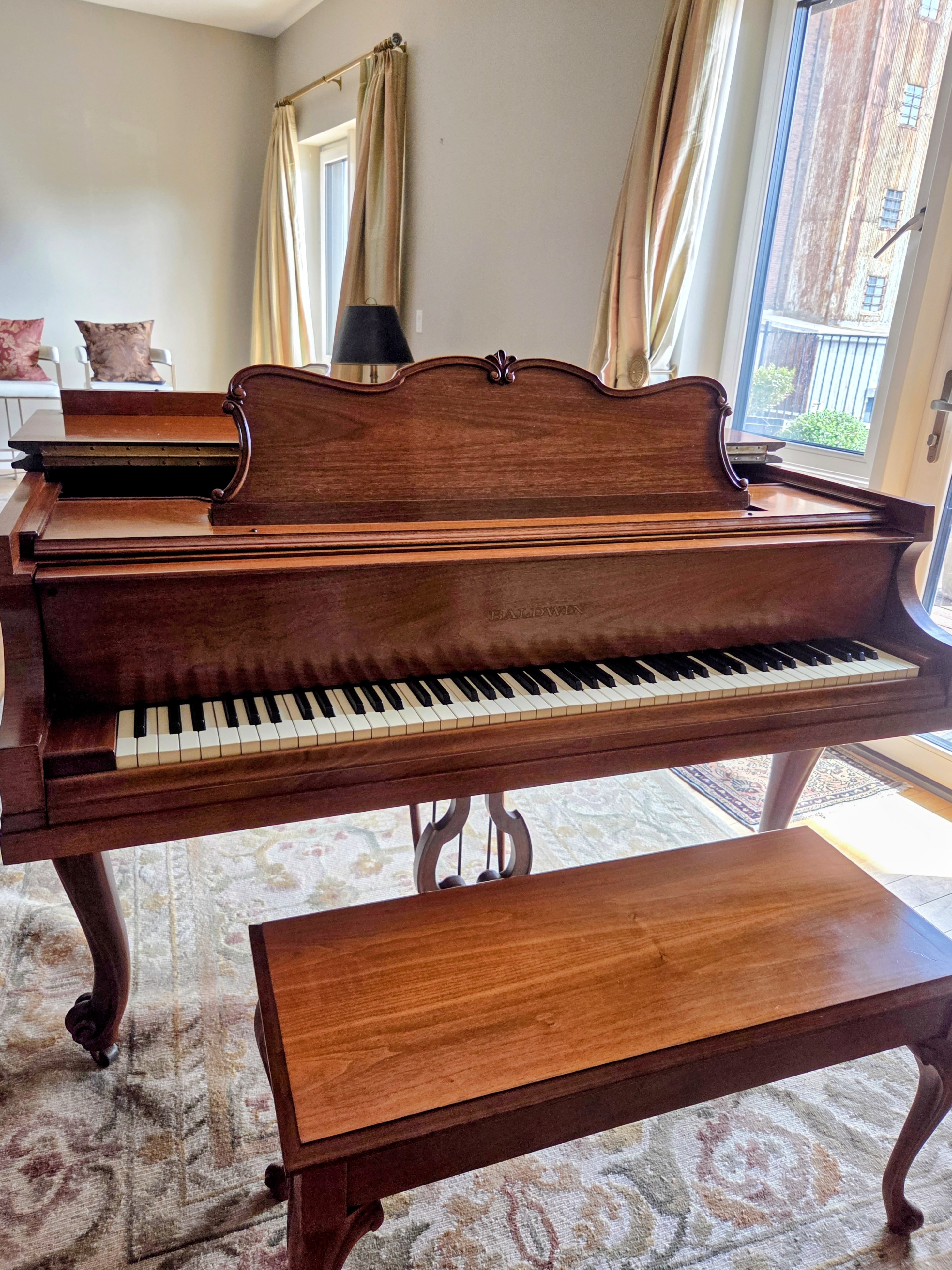 Baldwin Baby Grand Piano, Model M, 5'2", 1972