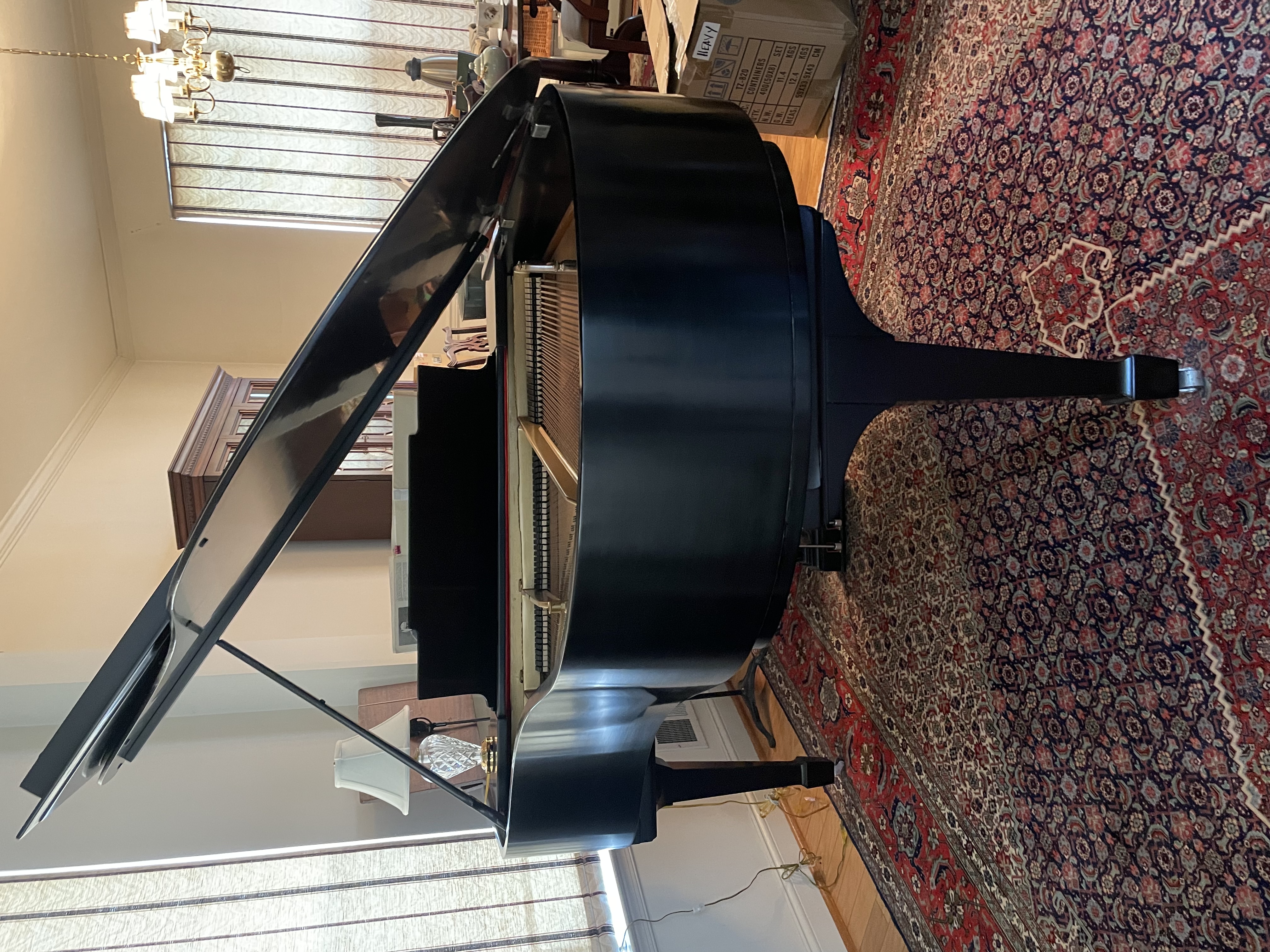 Steinway & Sons Model M Grand Piano,  Ebony Finish