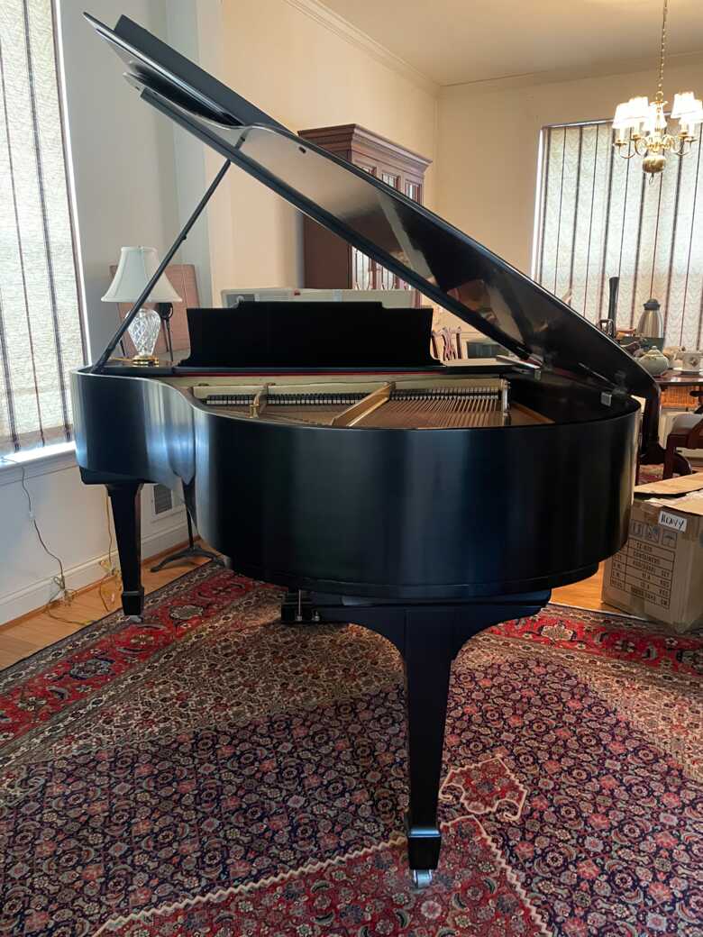 Steinway & Sons Model M Grand Piano,  Ebony Finish