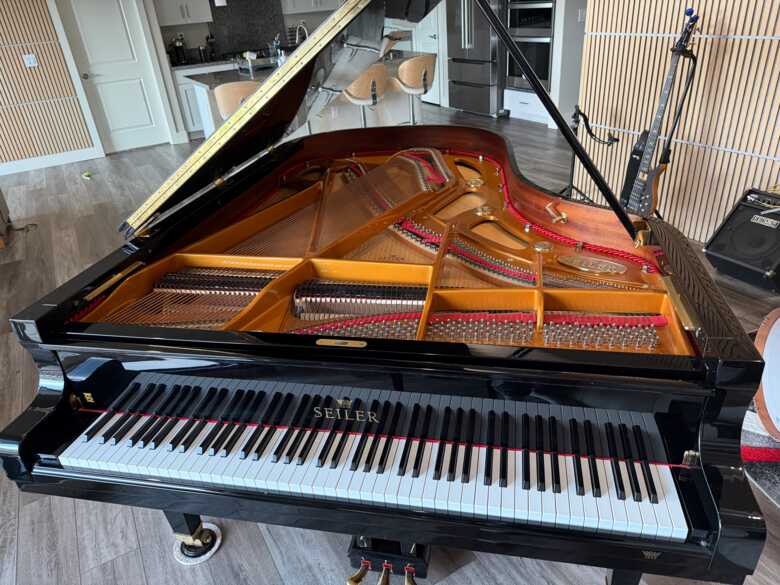 German-Built Seiler 208 Semi-Concert Grand Piano (2007) 