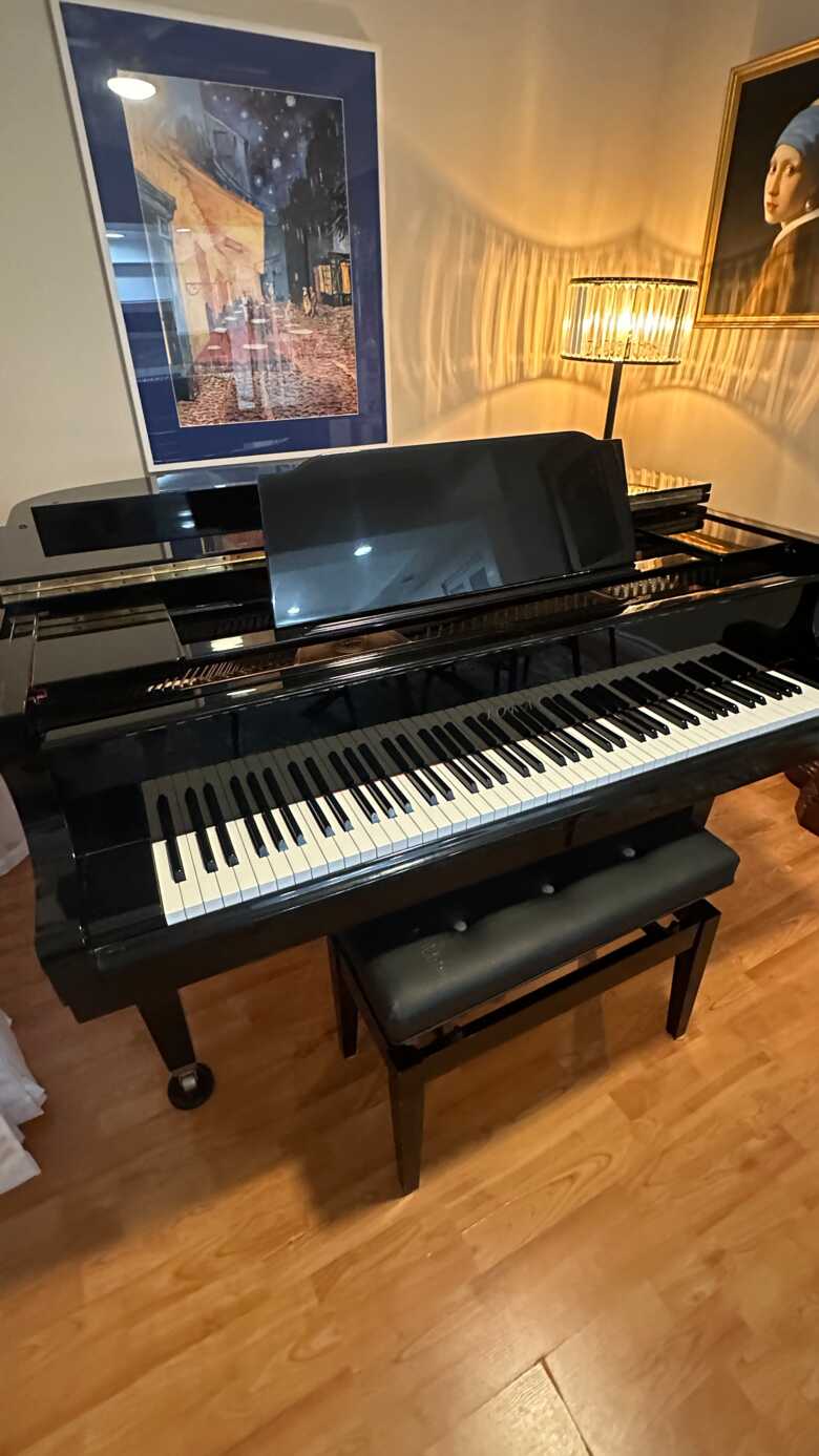 1984 Tokai Baby Grand Piano Black Polish Finish