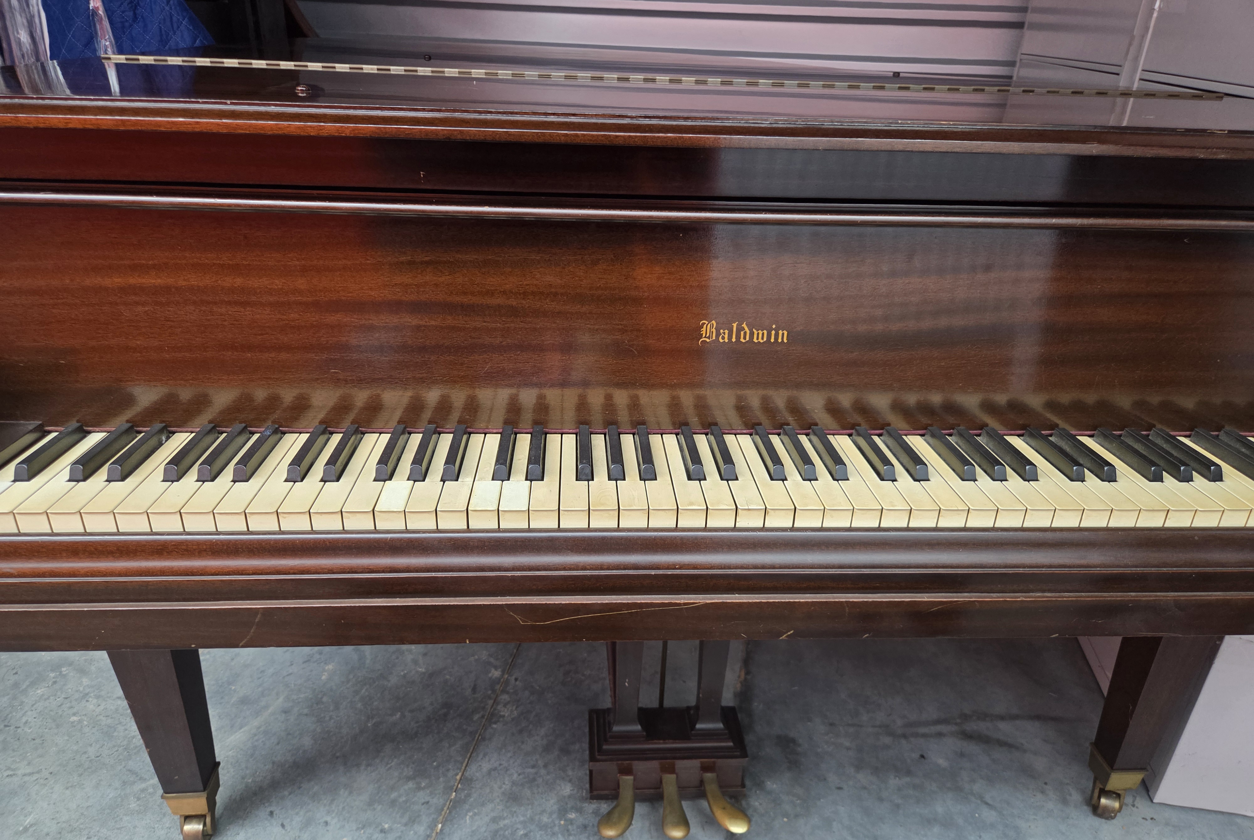 Beautiful Baldwin Model R Grand Piano in classic satin 