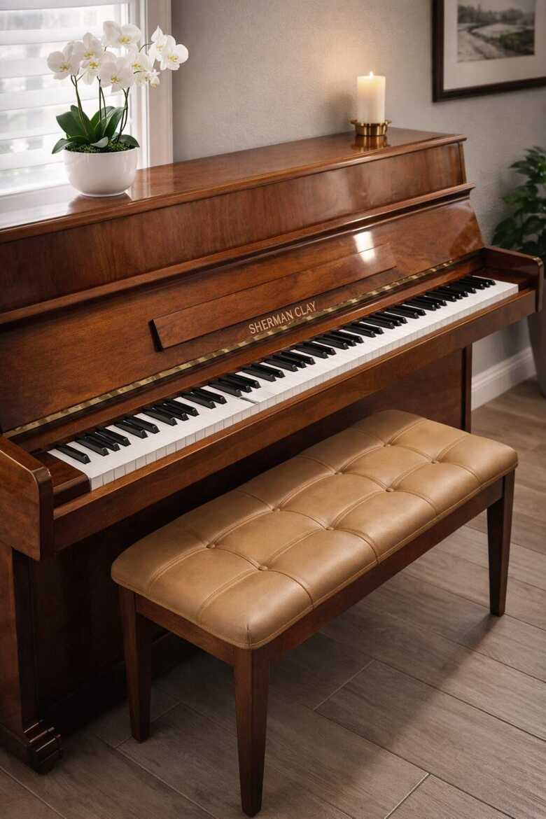 Sherman Clay Upright Piano – Beautiful Tone, Excellent Condi