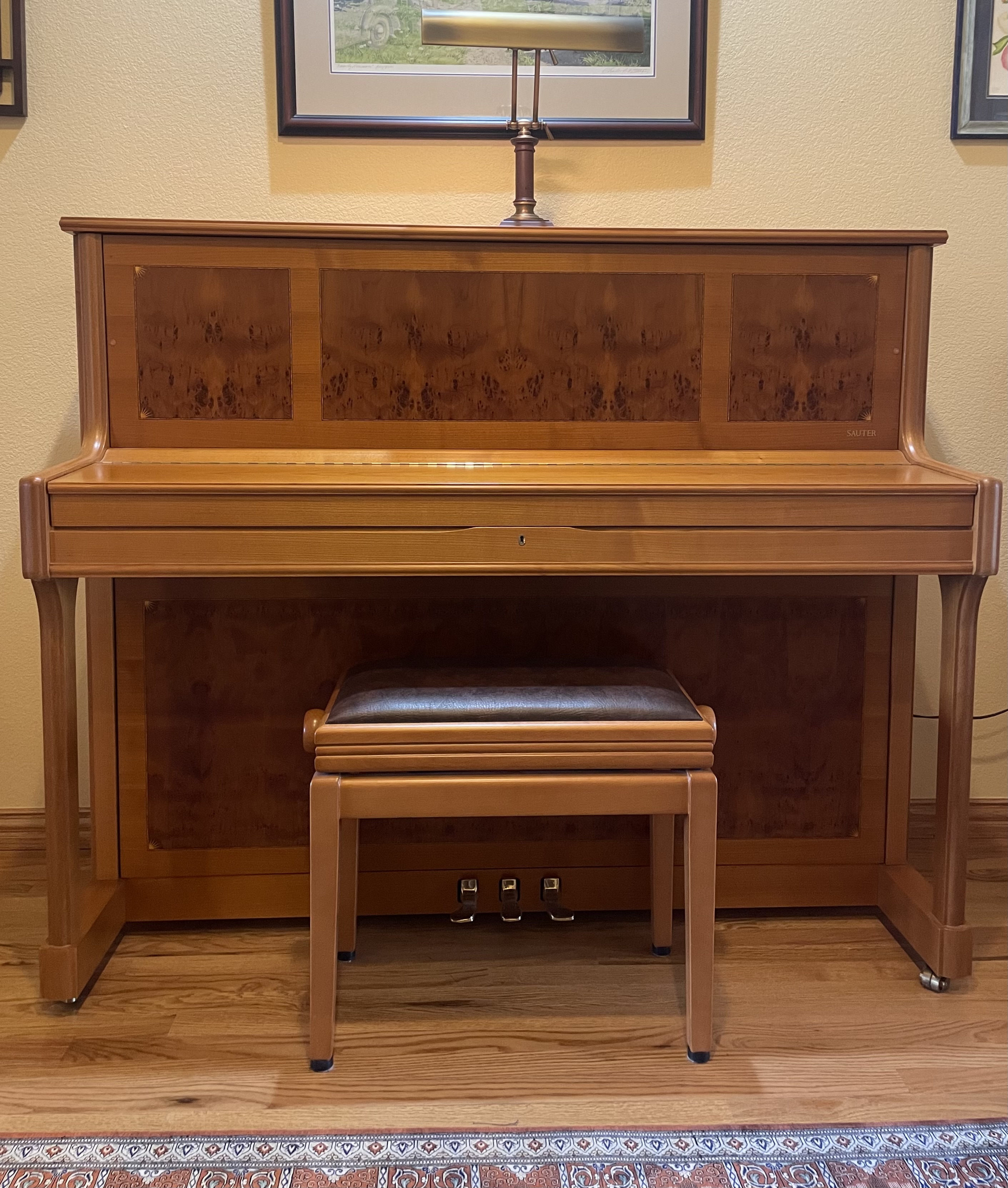 Sauter Ragazza 122 Cherry/Yew Satin Excellent Condition