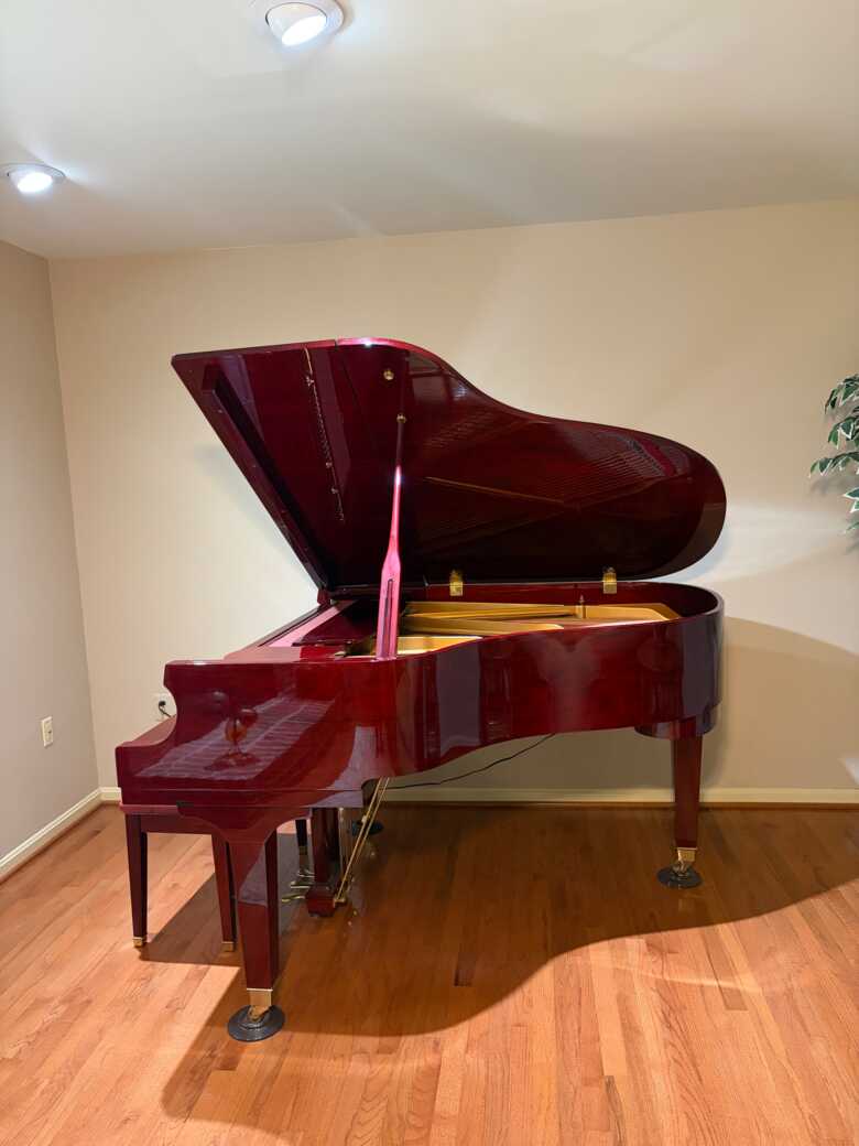 Baby grand piano