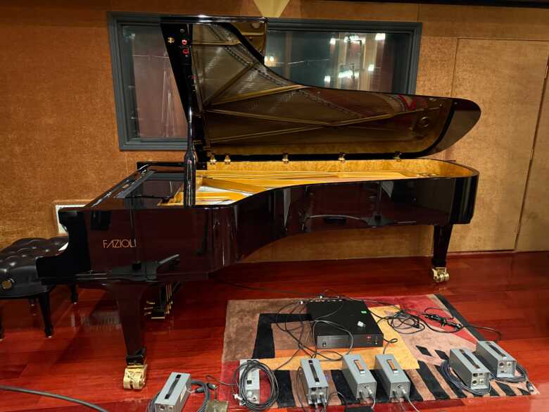 Fazioli F278 (9'2") Concert Grand Piano (Black)