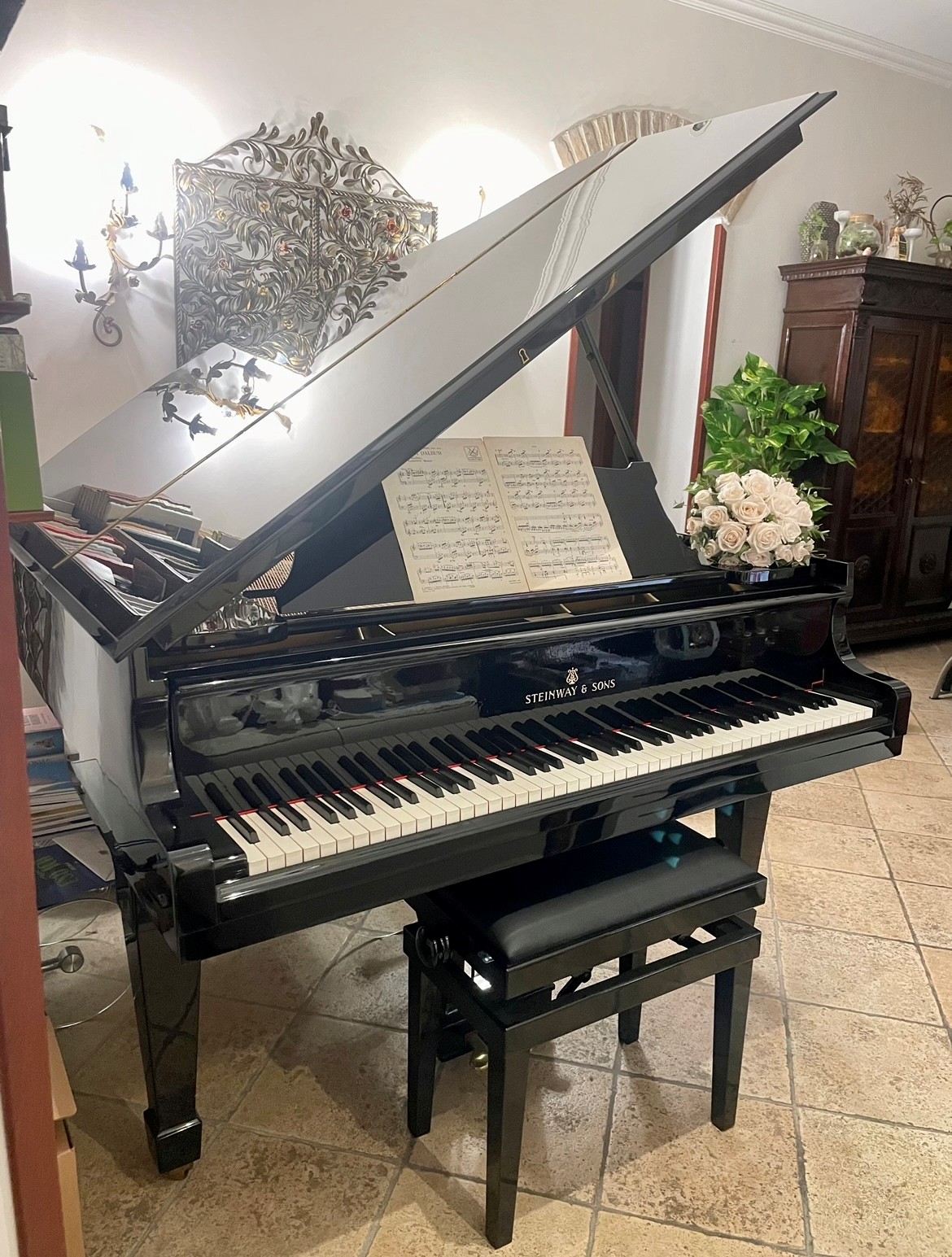 Pianoforte a coda Steinway & Sons modello S 155