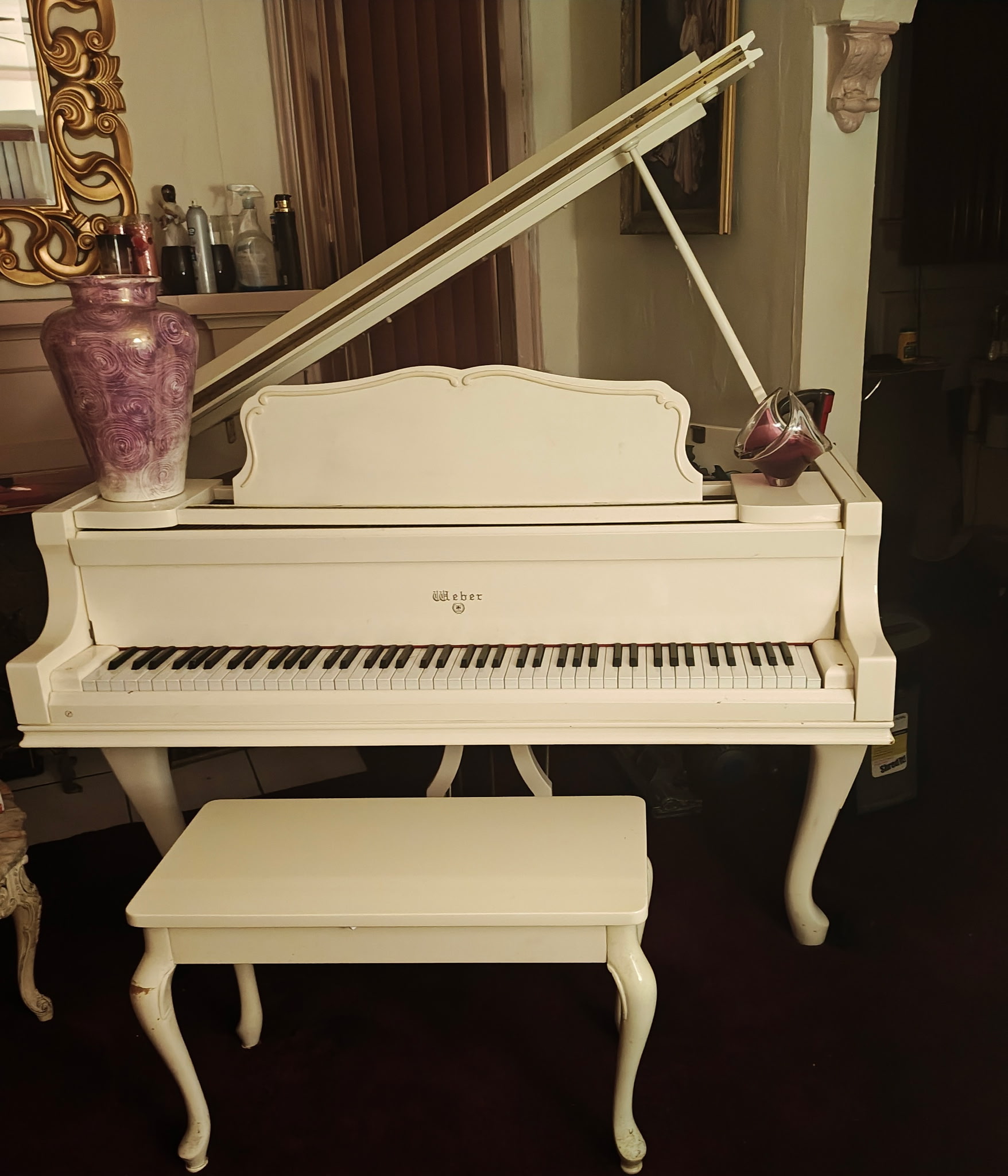 This piano was played by my late father Ernesto 