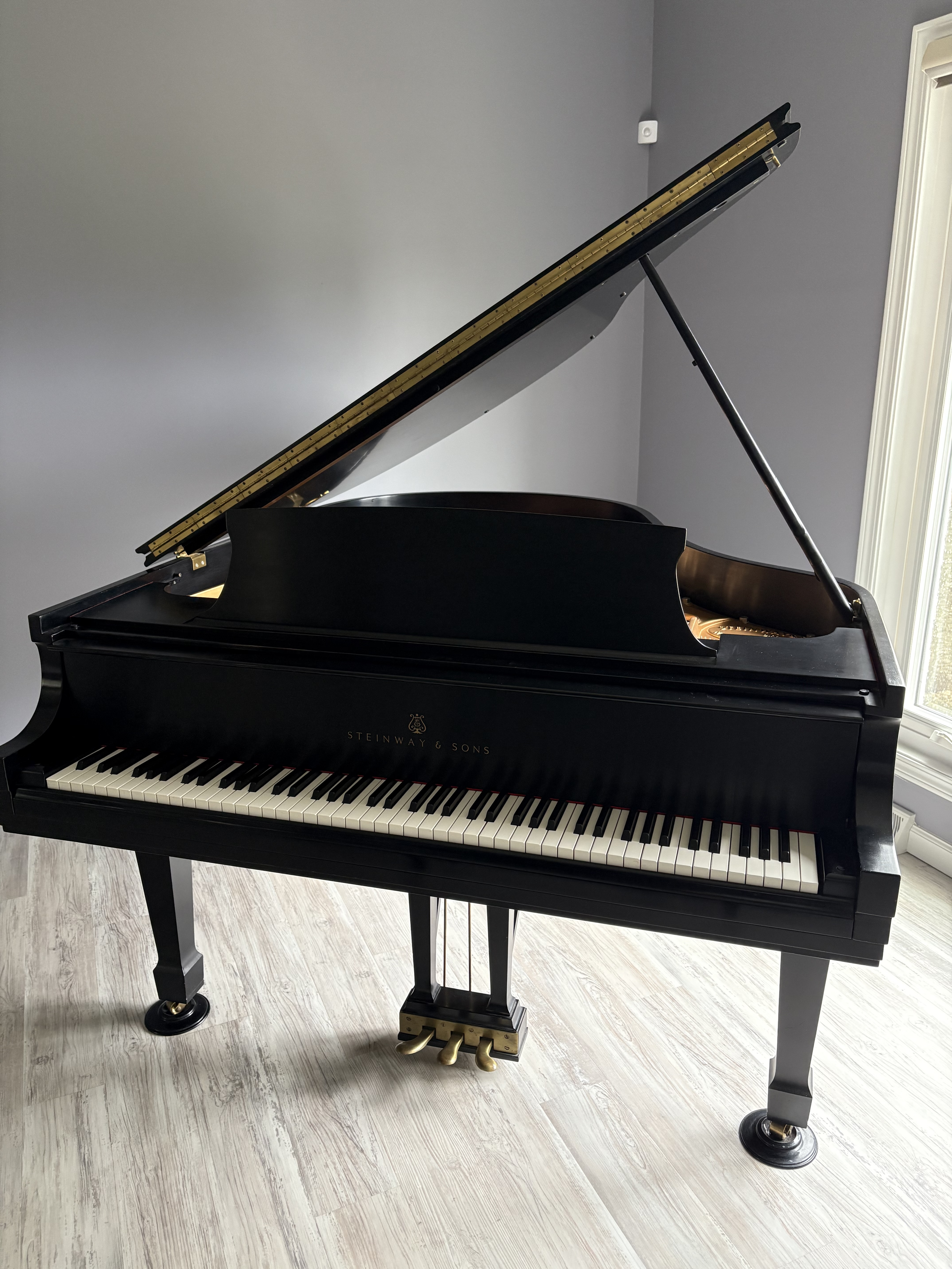 1981 Steinway Model M – Ebony – Well Maintained – Excellent 
