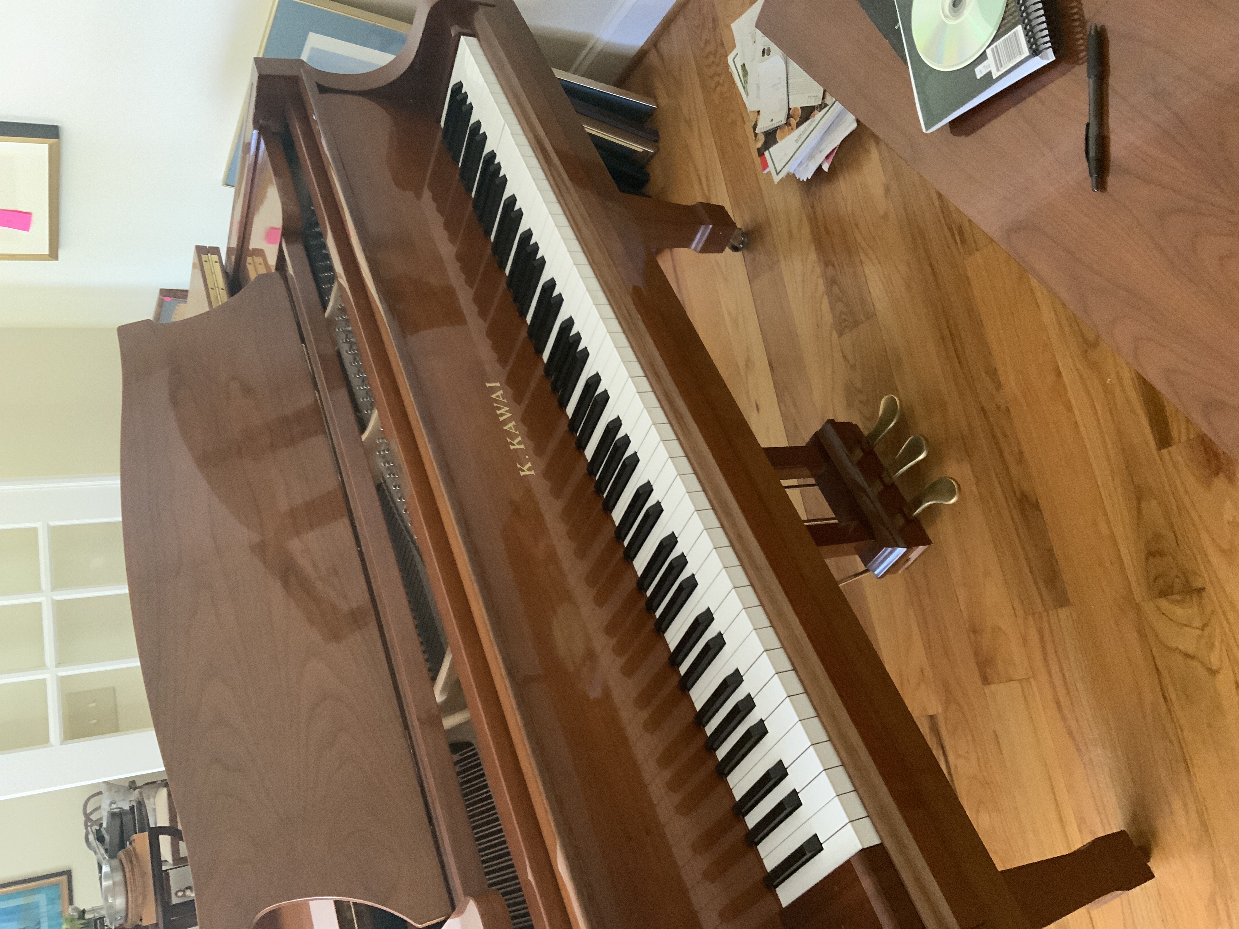 Kawai KG-2D Grand Piano – 5’10” – Chestnut Brown – Beautiful