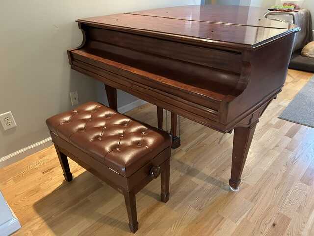 1936 Chickering Baby Grand Piano