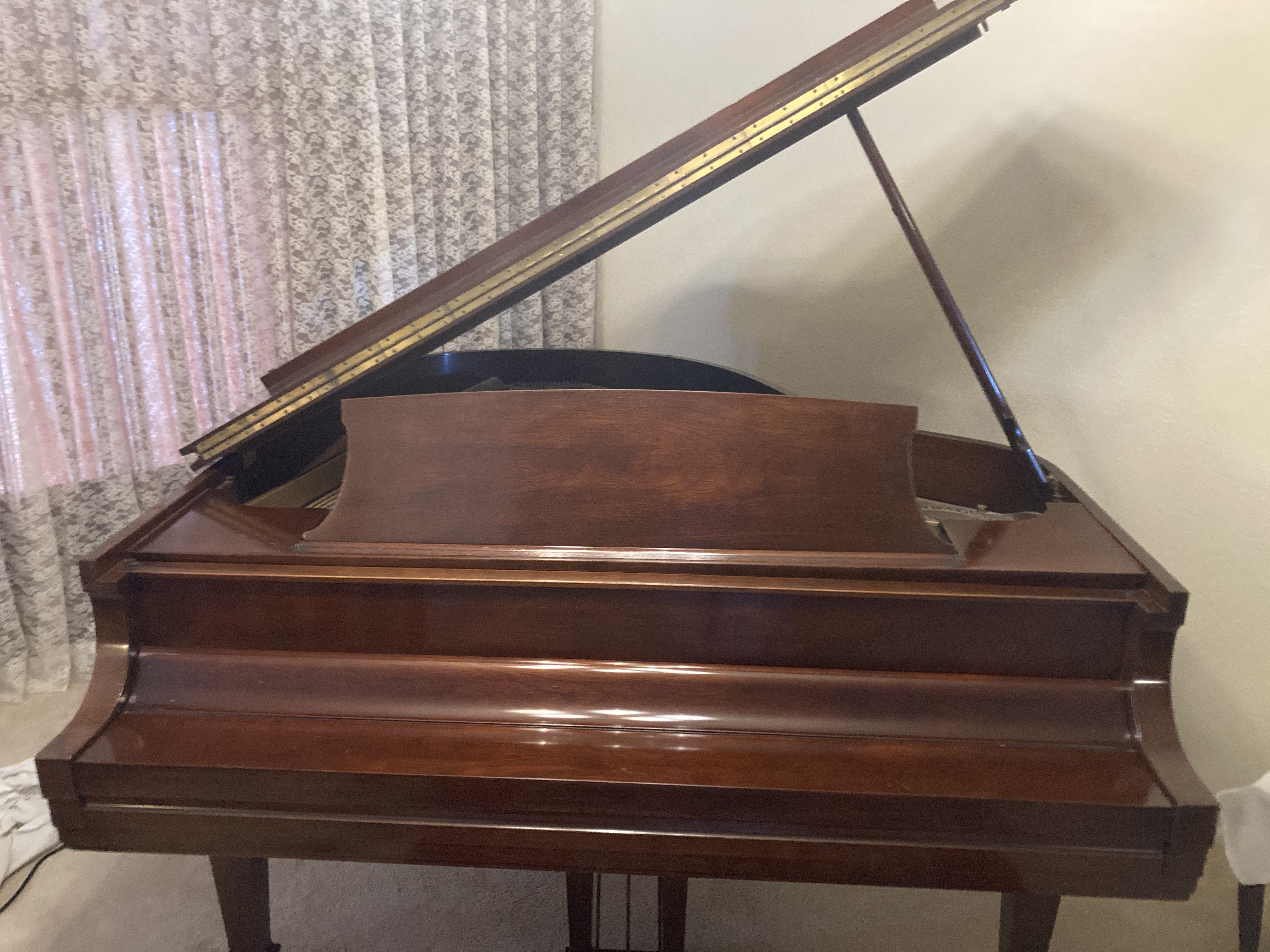 Mahoghany Steinway Ivory Keys 1955 Vintage