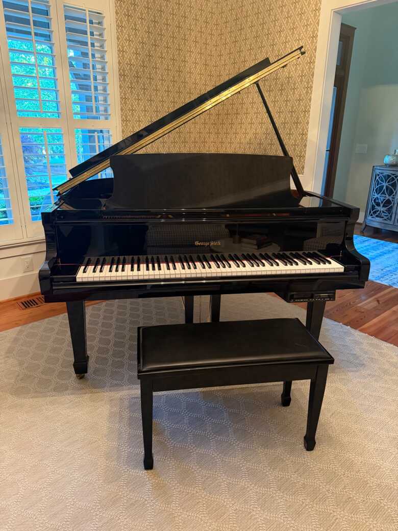 Mint Condition Ebony Grand Player Piano 