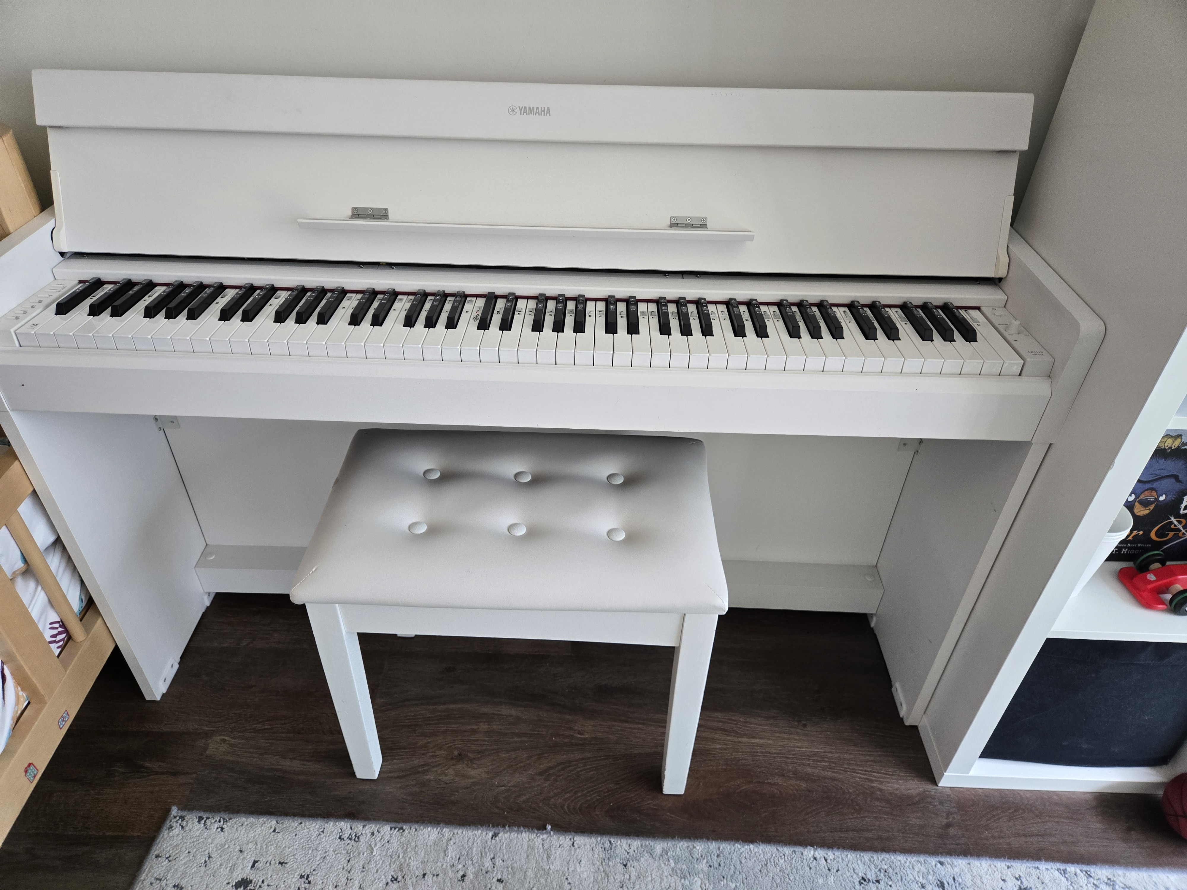 Yamaha YDP-S34 Arius Series Slim Digital Console Piano, Whit