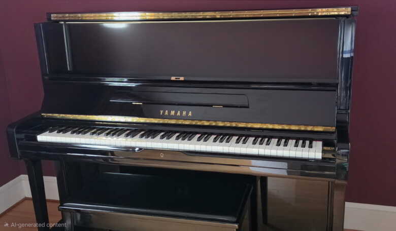 Brand new piano used only as decor piece 