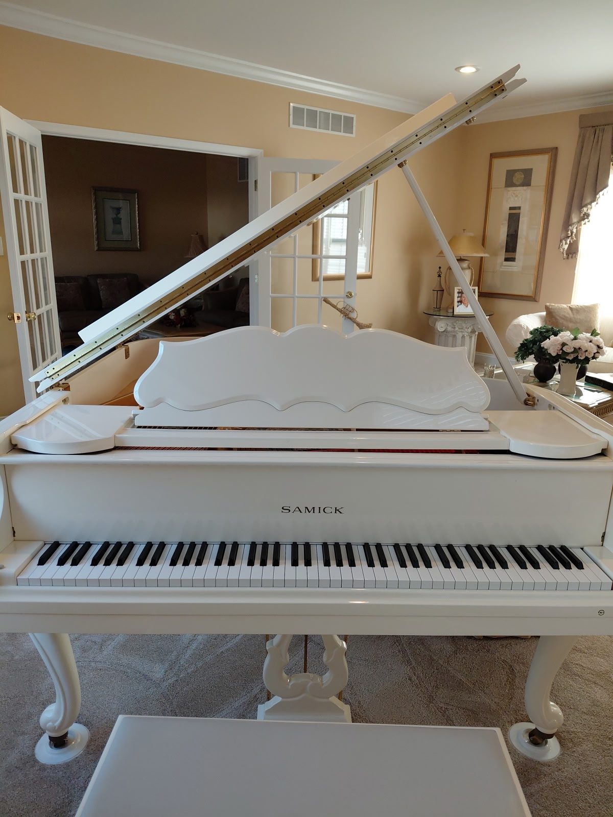 Samick Ivory Baby Grand Piano