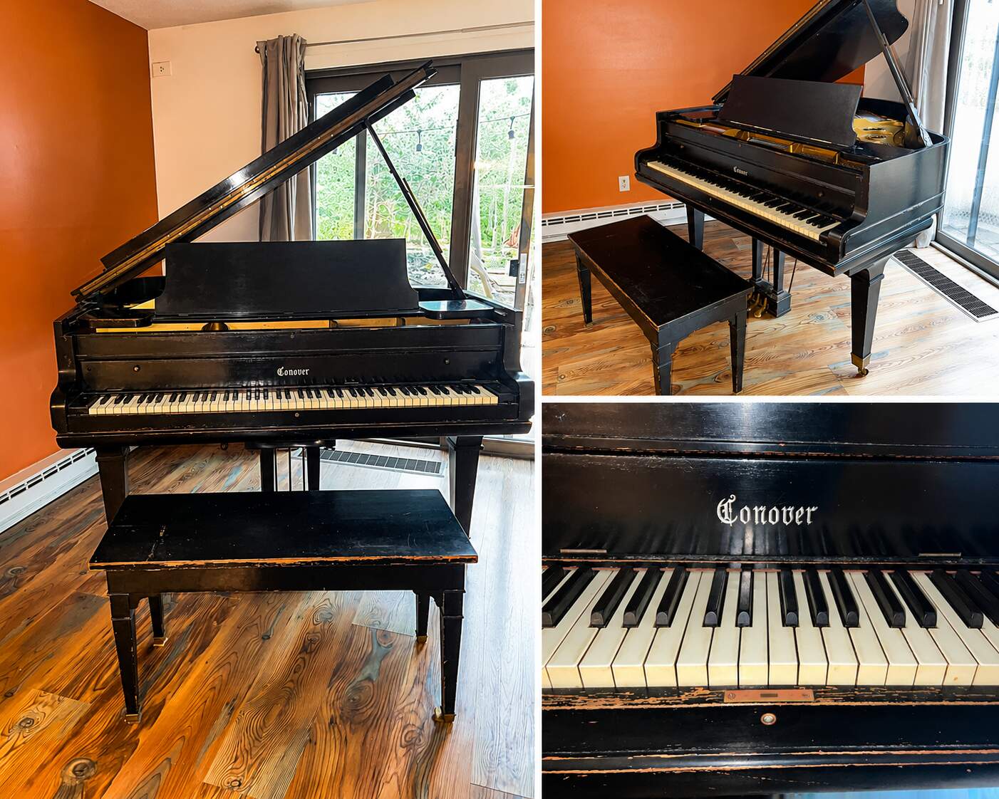 Conover baby grand piano