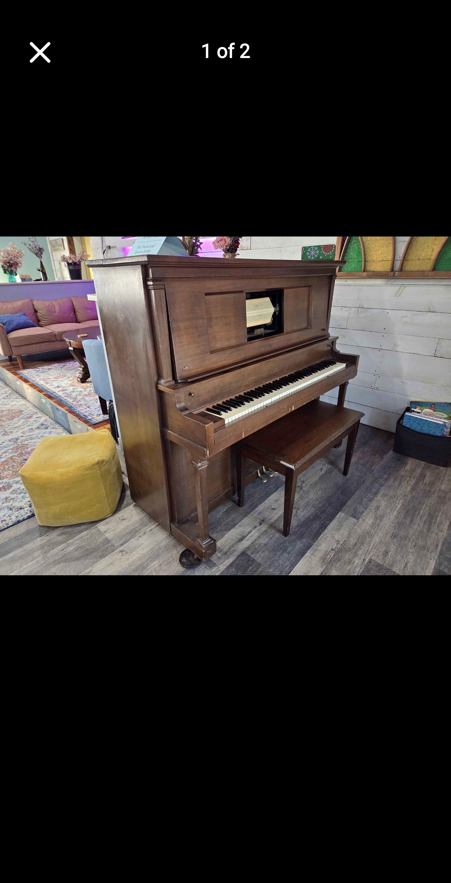 Has some wear and tear, but nothing major. Works great,