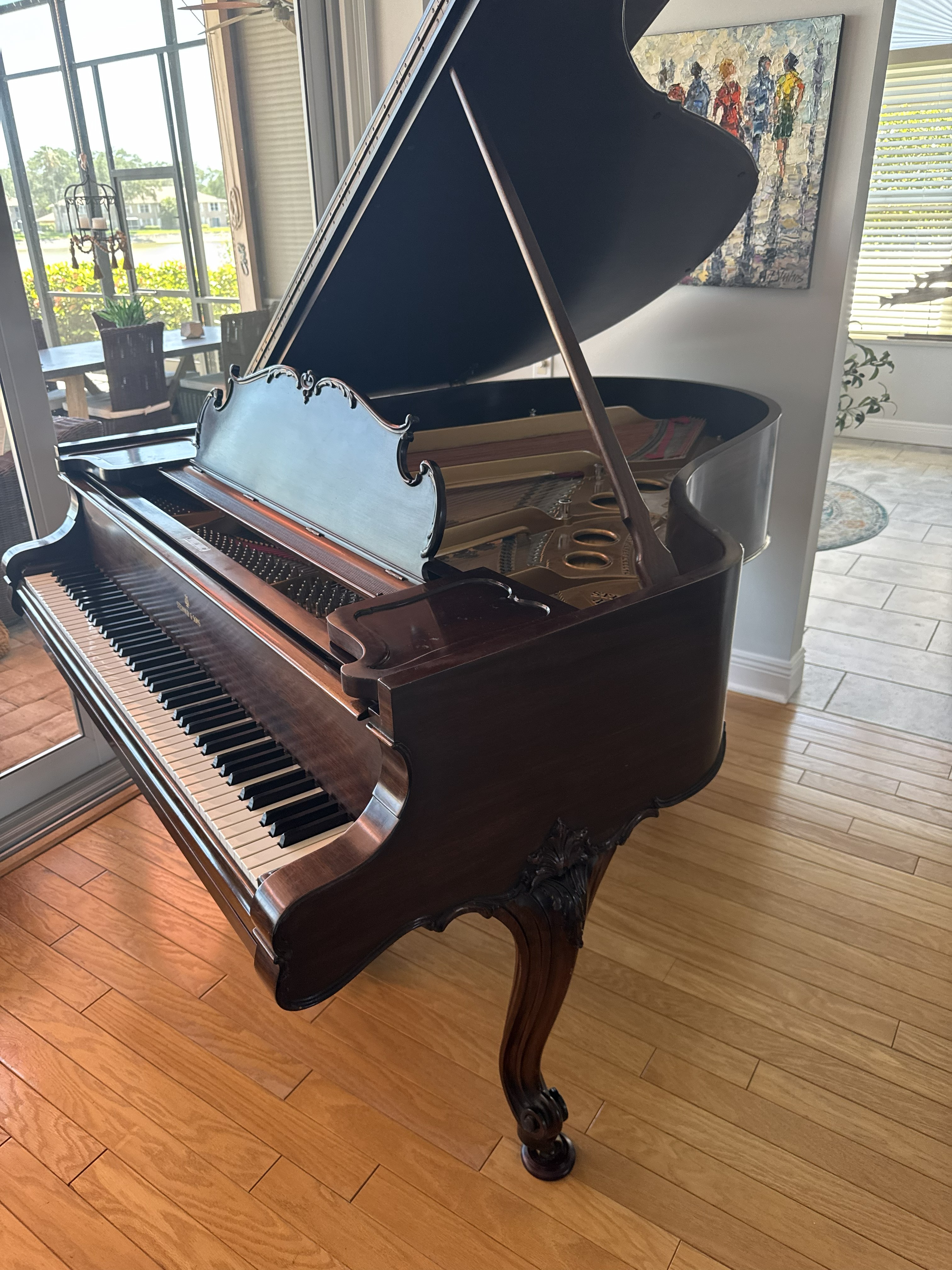 Pristine Rare 1920 Steinway Model O Louis XV