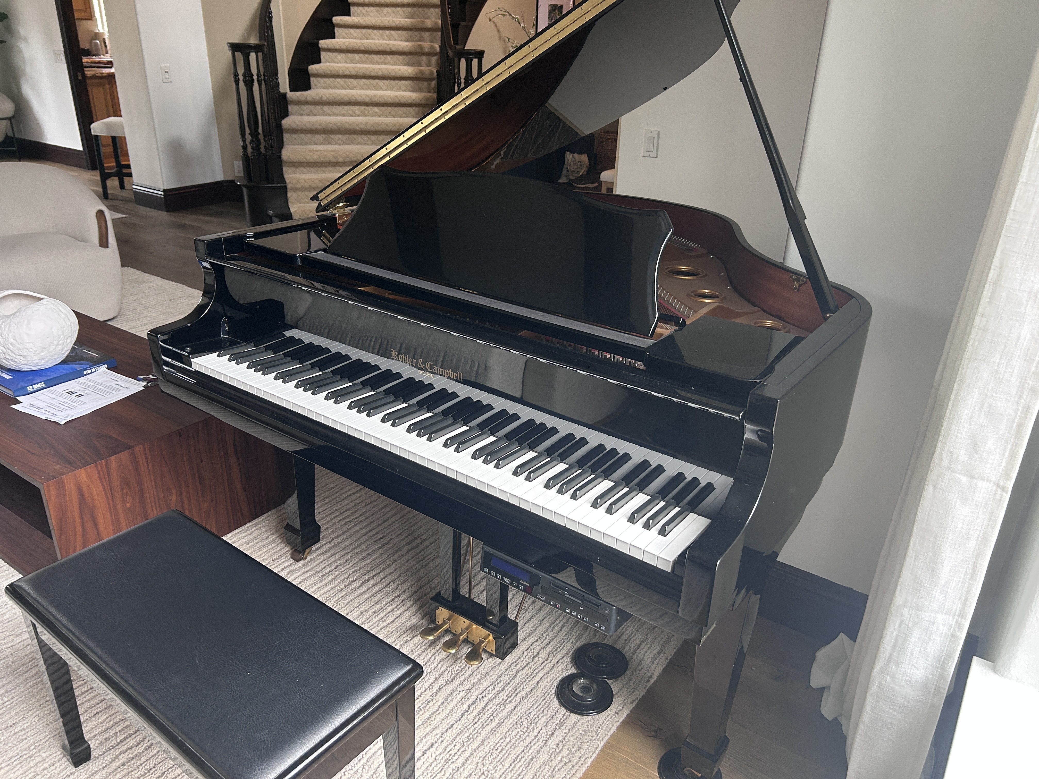 Kohler & Campbell Baby Grand Piano with Player System