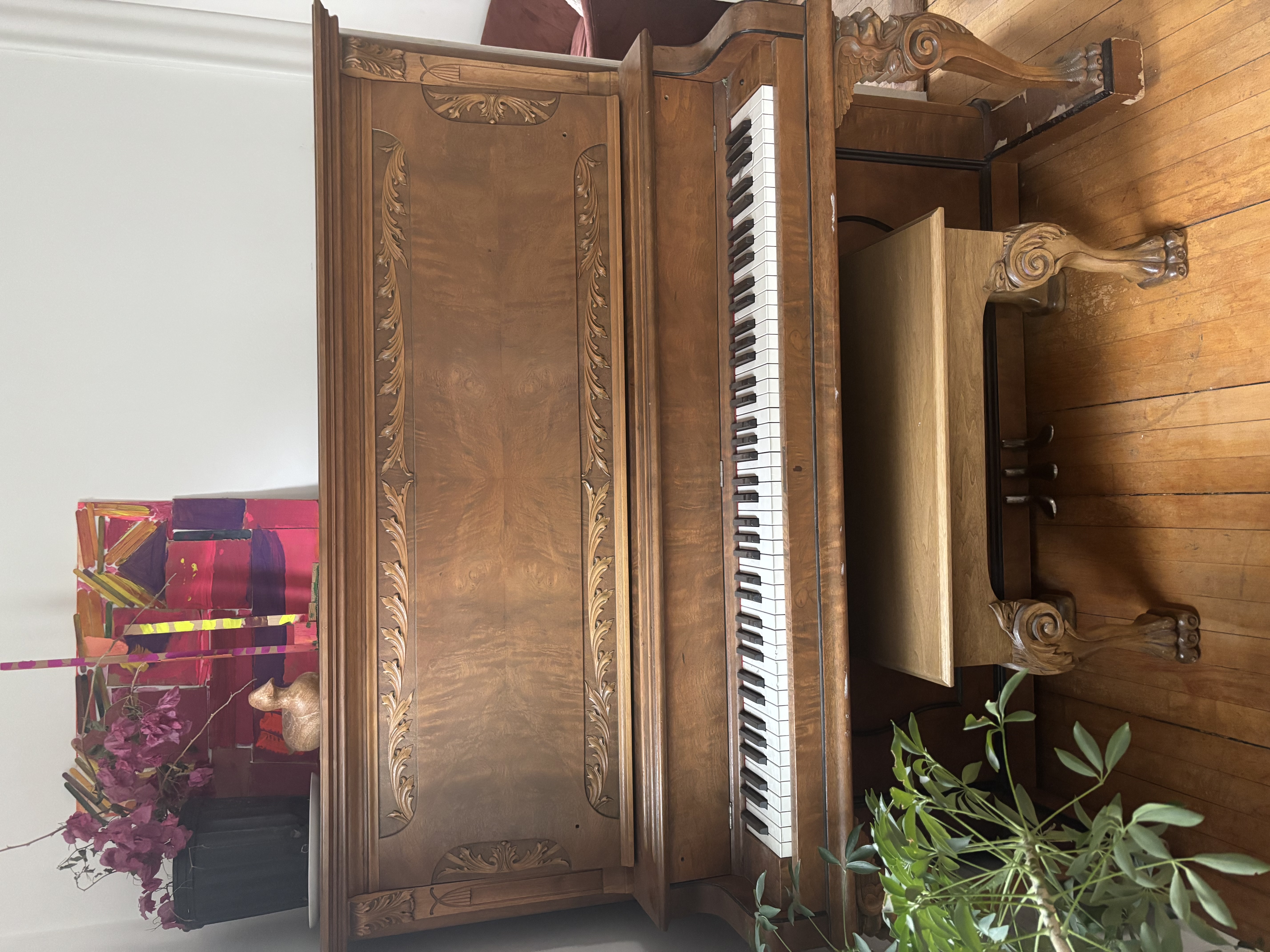 Antique Haddorff Upright Piano  Rockford, IL (c. 1928–1932) 
