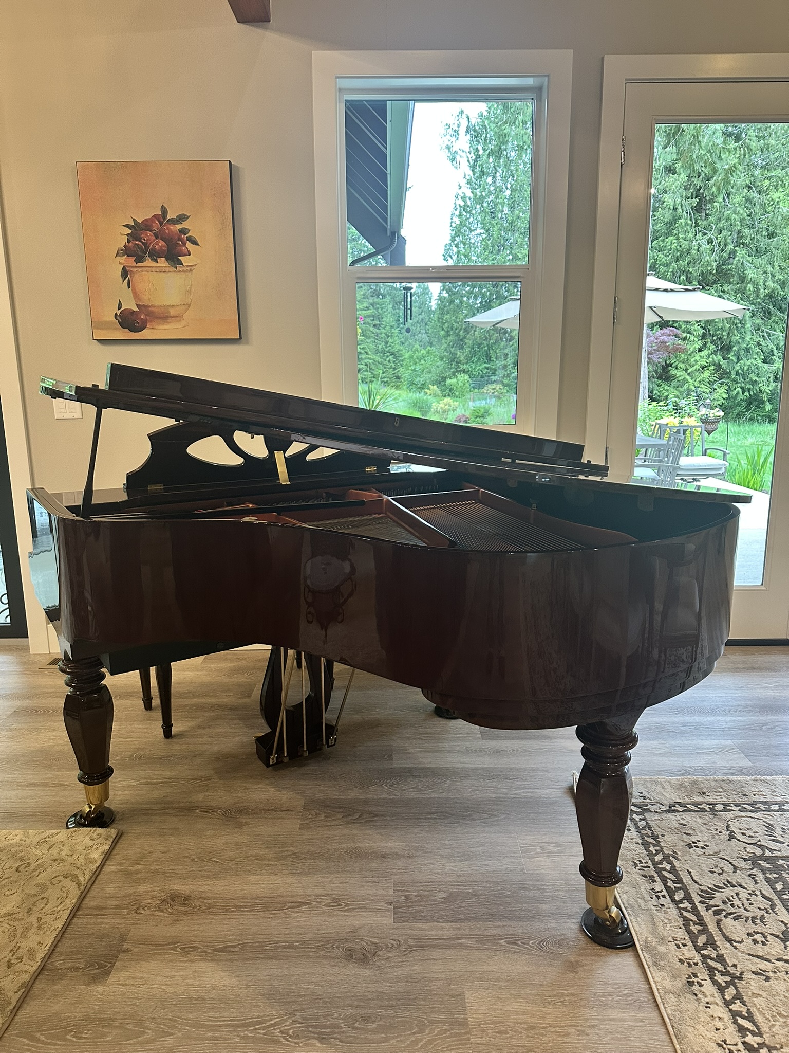 Pristine One-Owner Nordiska Grand Piano Model 165 RI