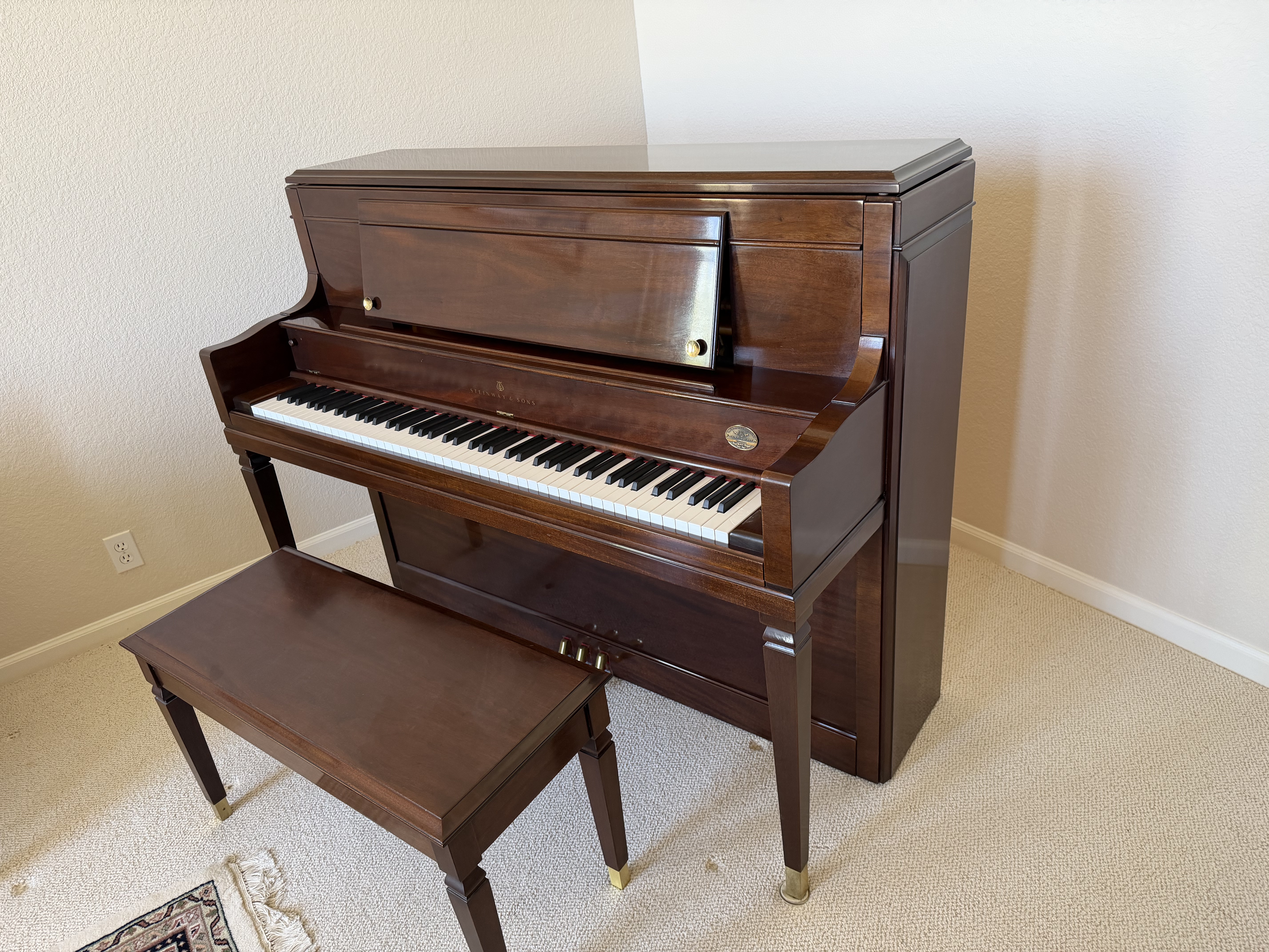 Steinway & Sons "Sheraton" Upright Piano (Model 4510)