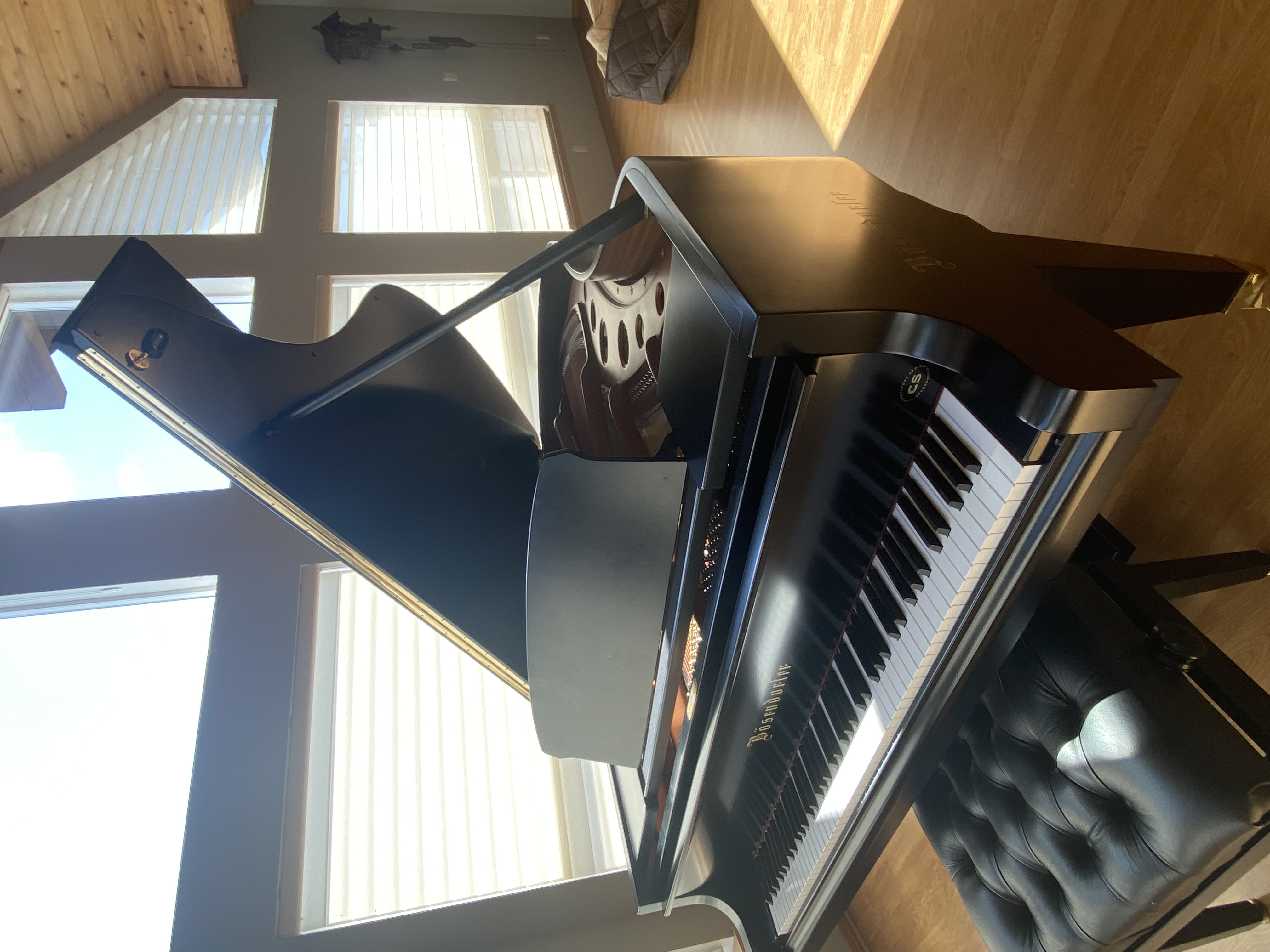 Beautiful Bosendorfer grand piano.  One owner
