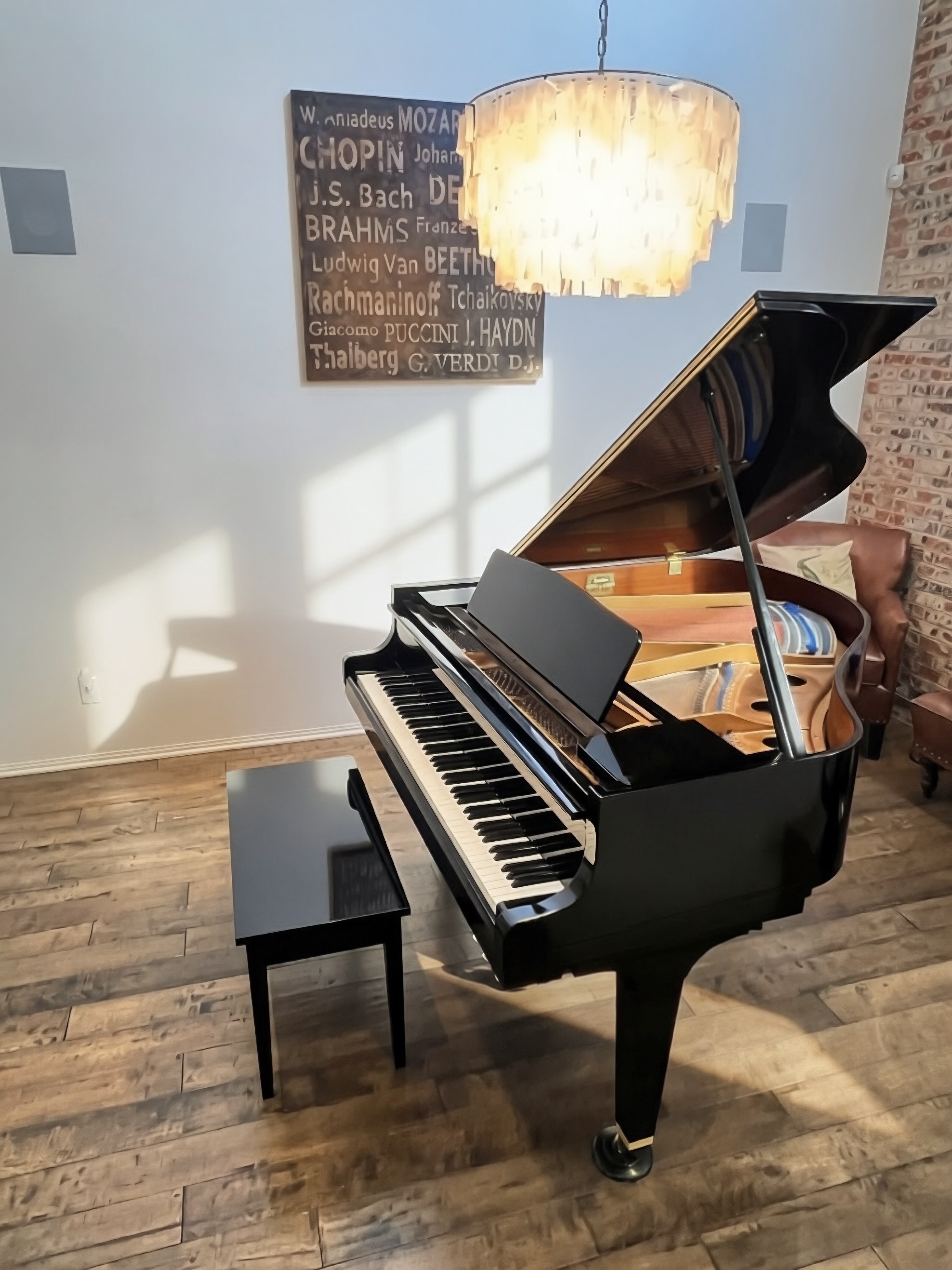 Kawai GE-1 Baby Grand Piano • Made in Japan • Polished Ebony