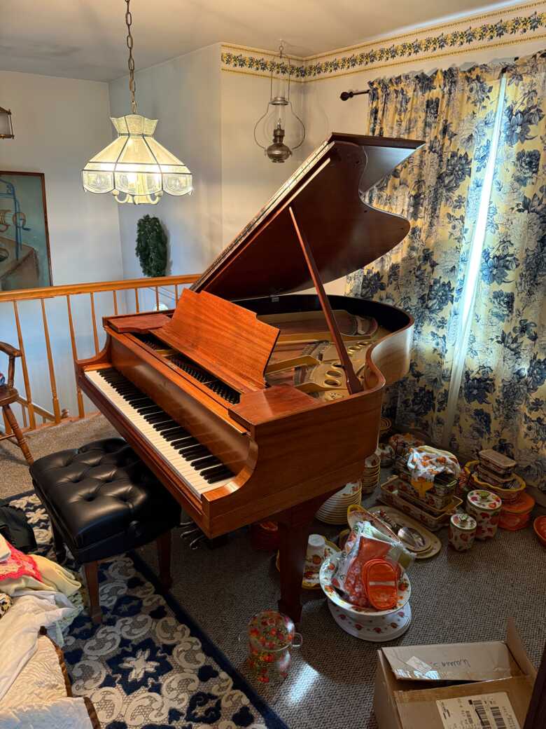Beautiful Model M with Pianodisc player