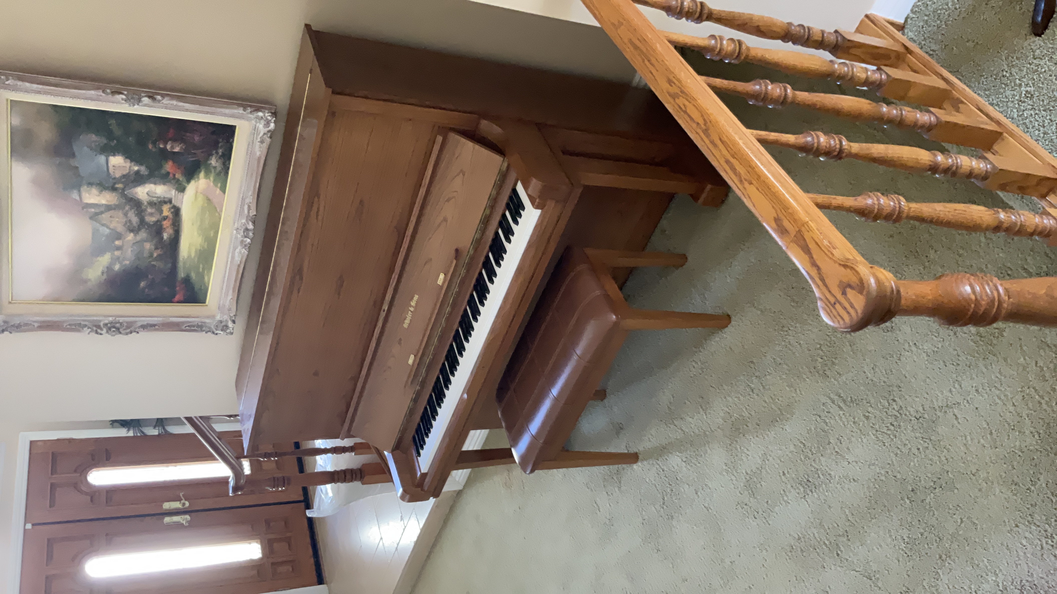1990 Schafer&sons 50” upright. Professional studio piano
