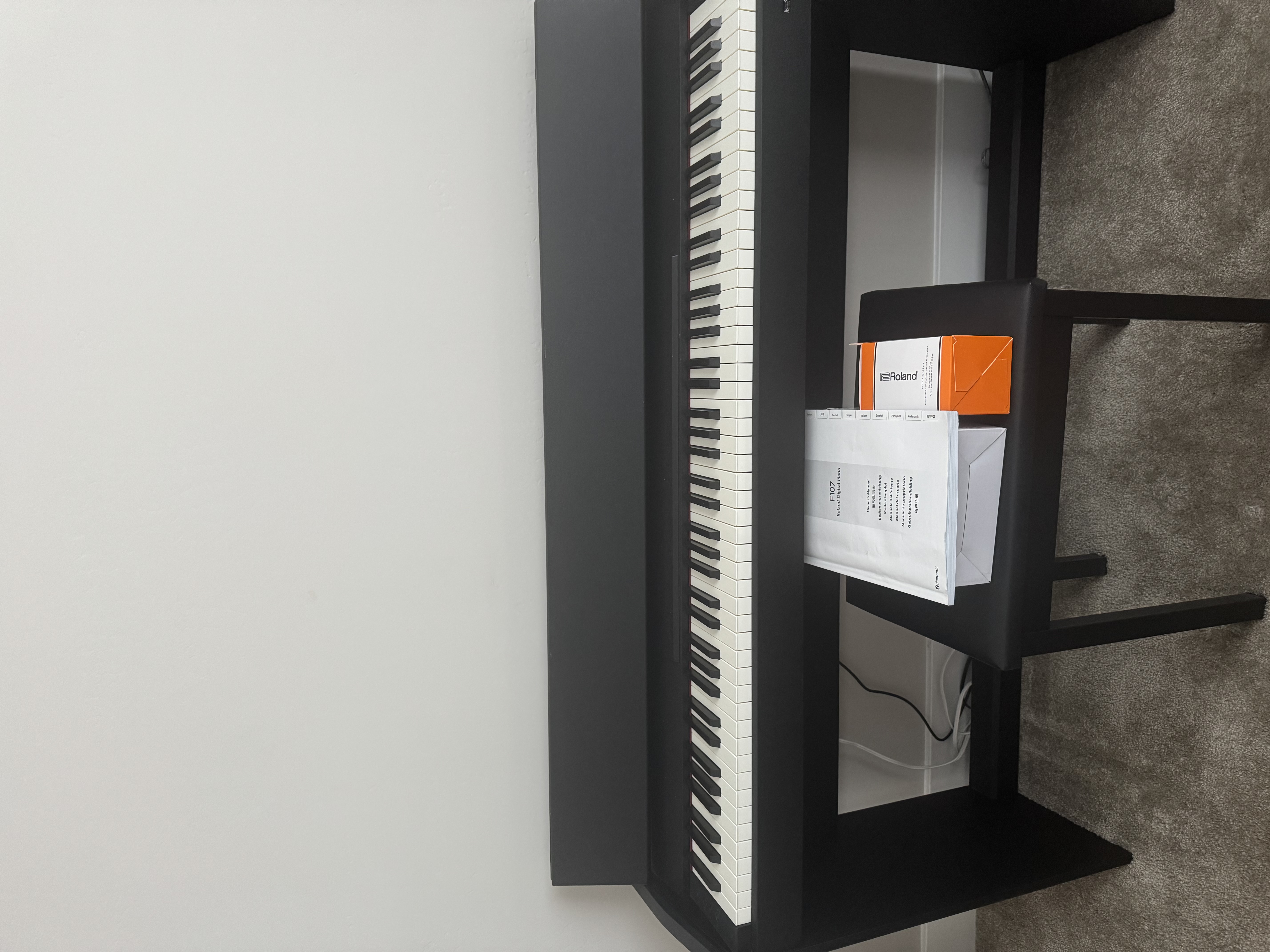 PERFECT DIGITAL PIANO WITH BENCH AND HEADPHONES