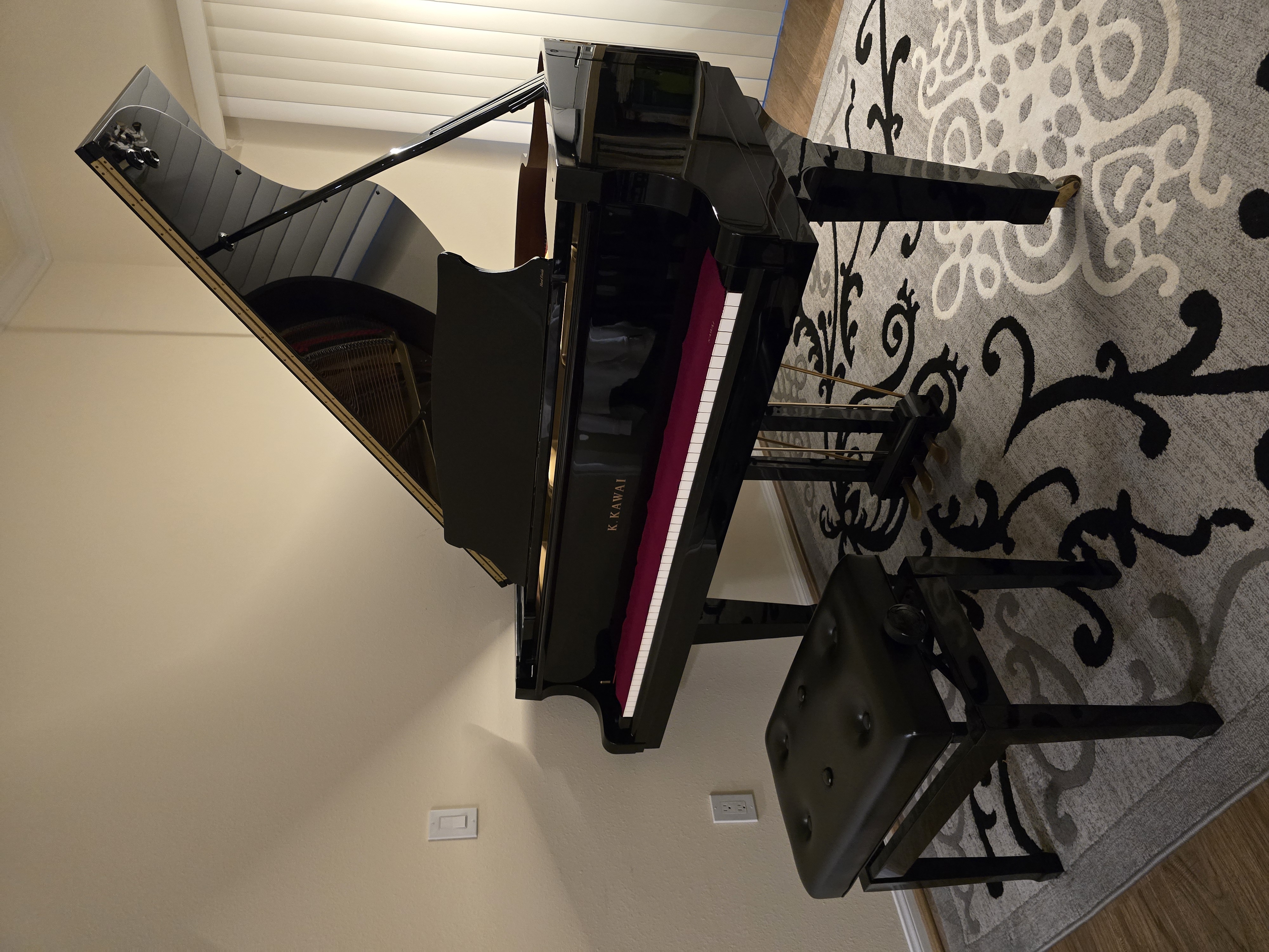 2015 Kawai RX-2G Grand Piano (Polished Ebony) - Downtown LA