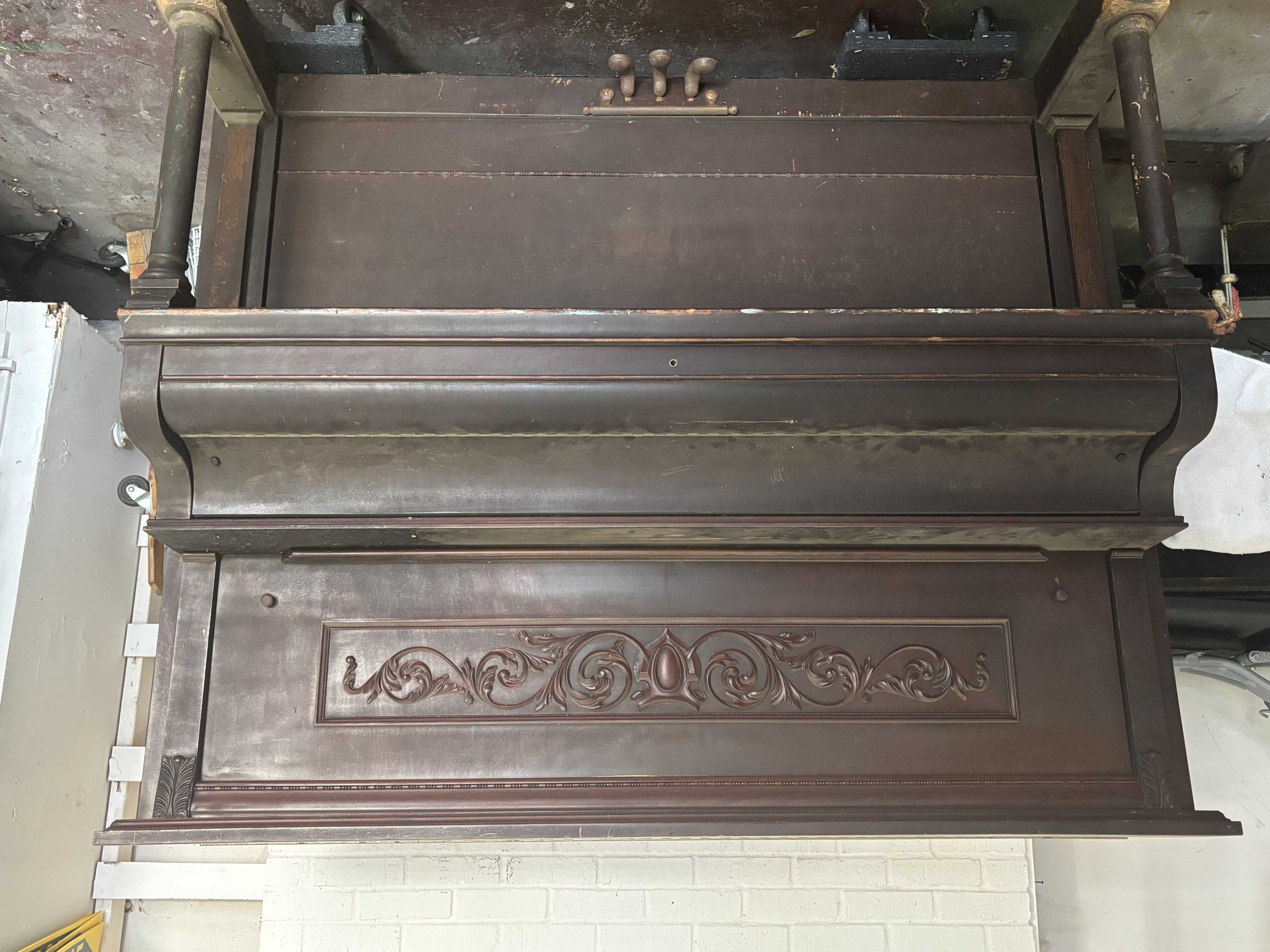1893 solid wood piano