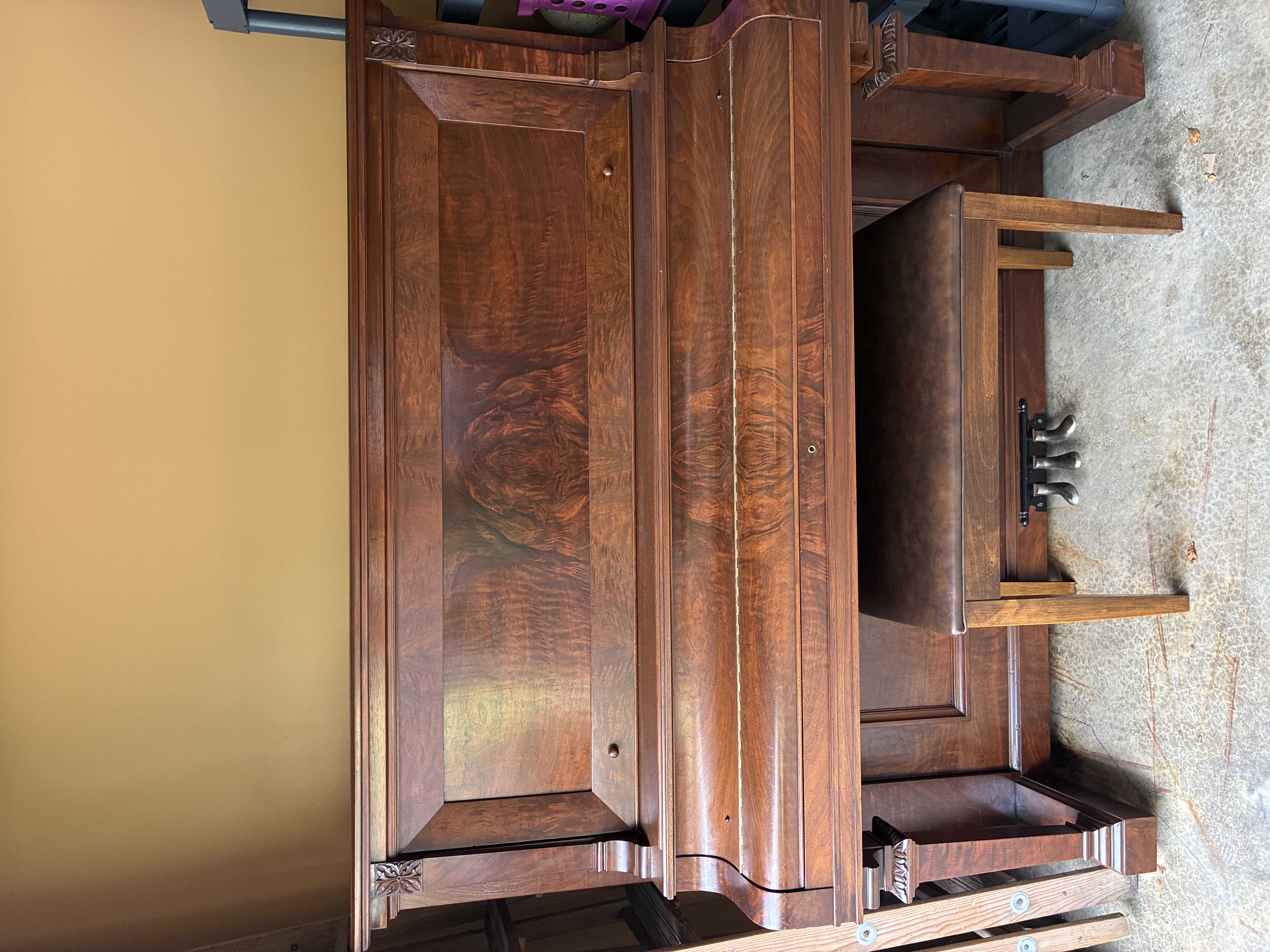 Beautiful antique piano