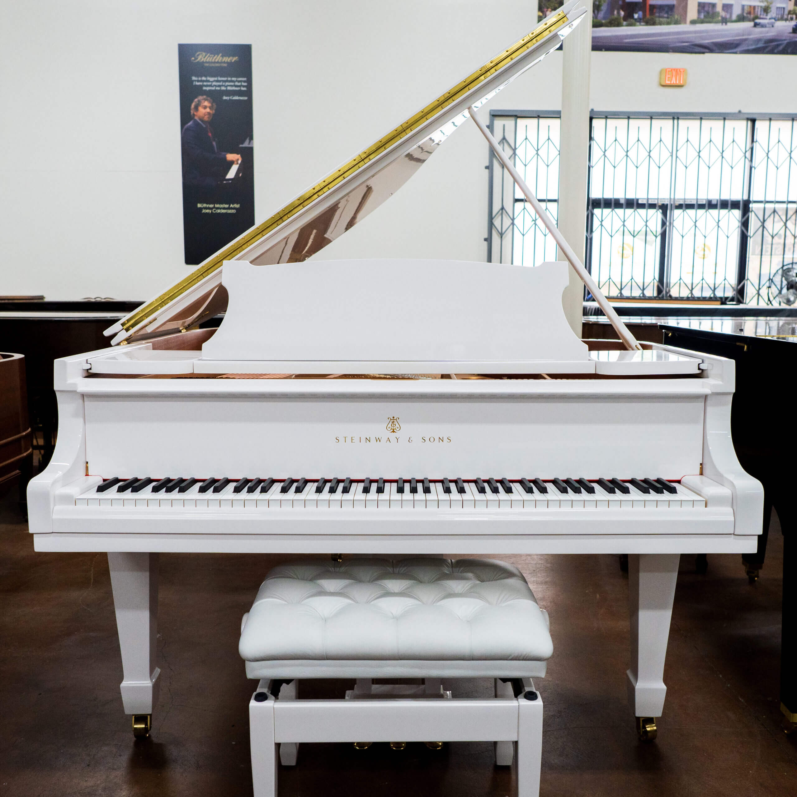 1910 Steinway & Sons Model O White