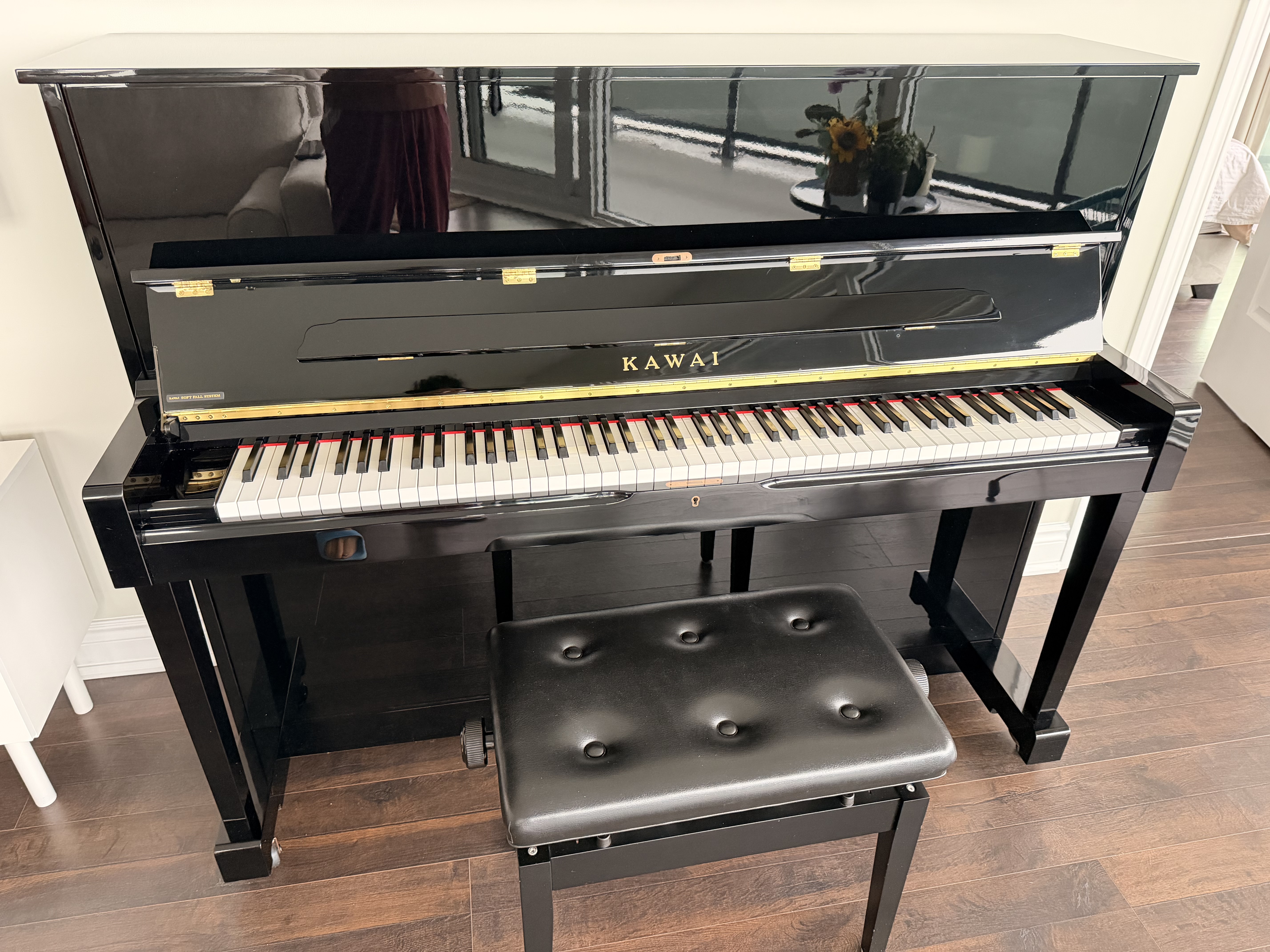 Single-Owner Japanese Kawai Upright Piano - Mint Condition
