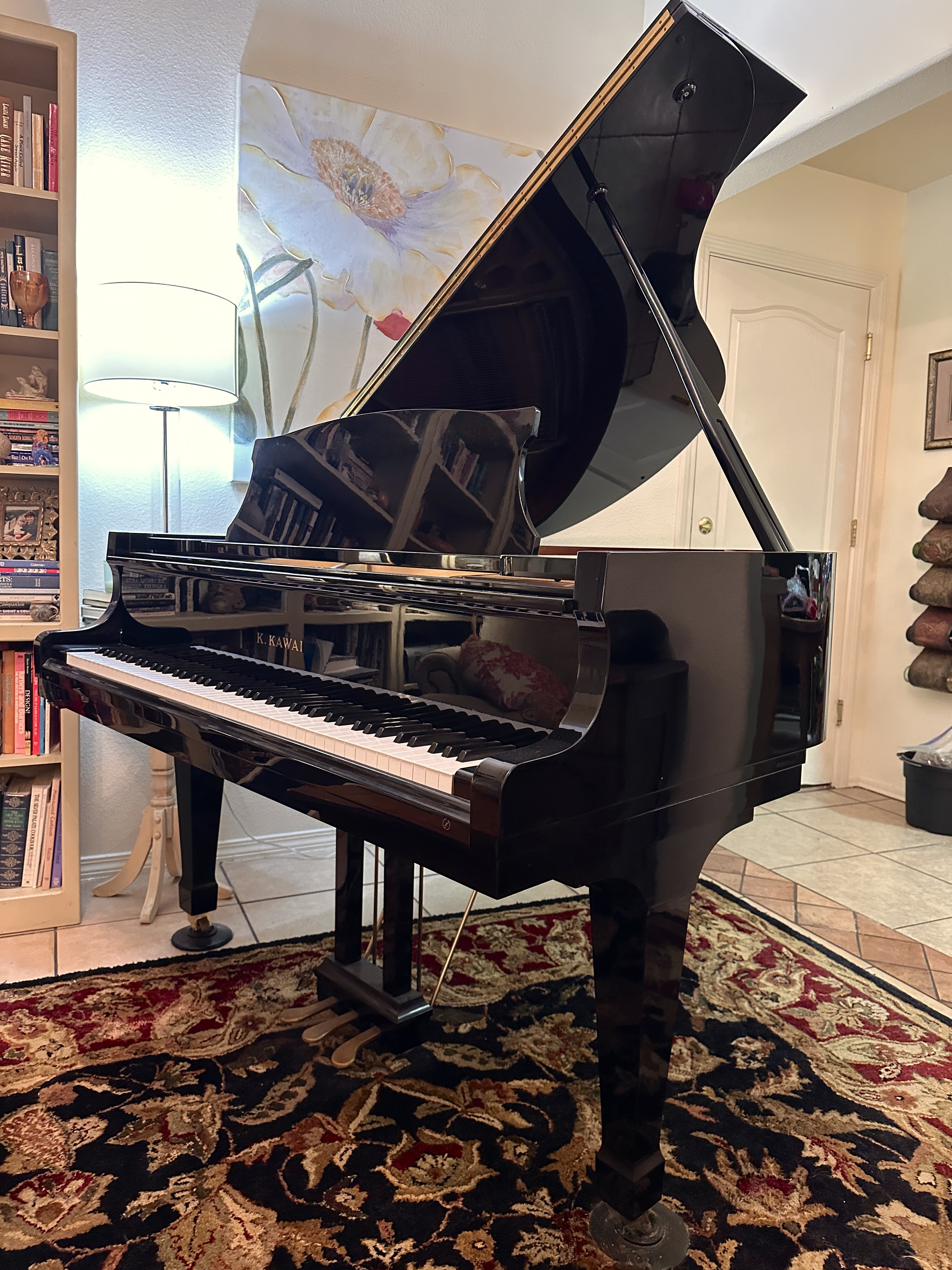 Glossy Kawai Grand Piano, Tuned & Inspected